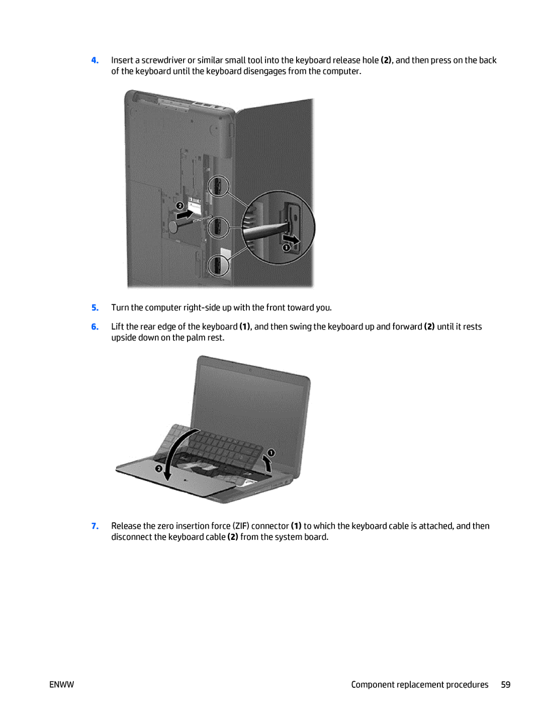 HP CQ58 manual Enww 