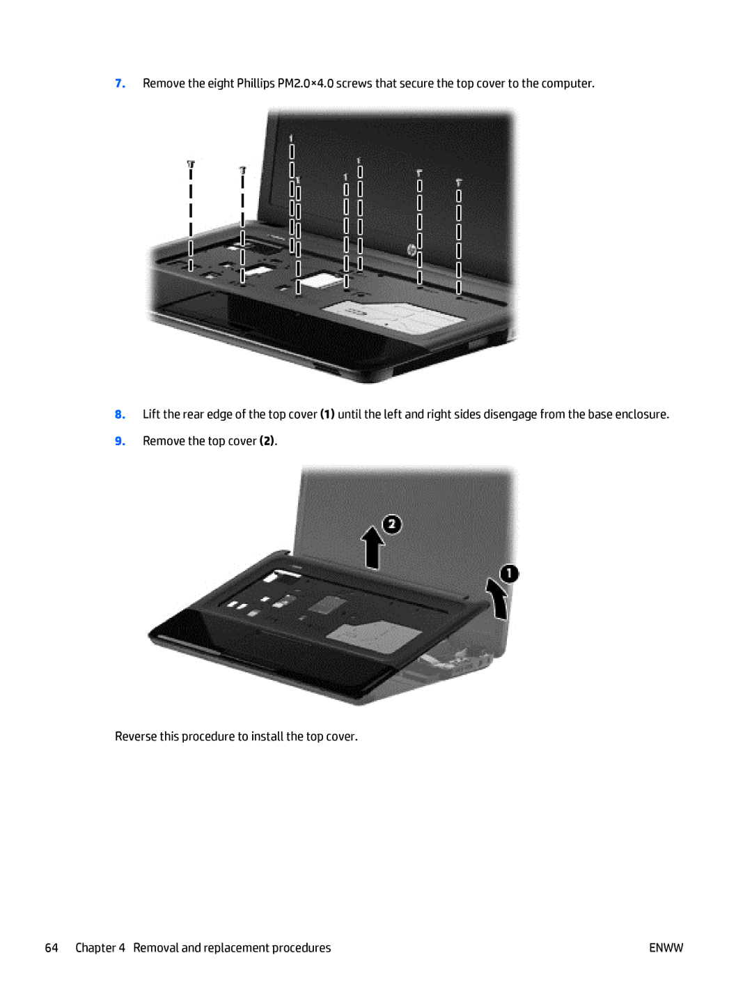 HP CQ58 manual Enww 