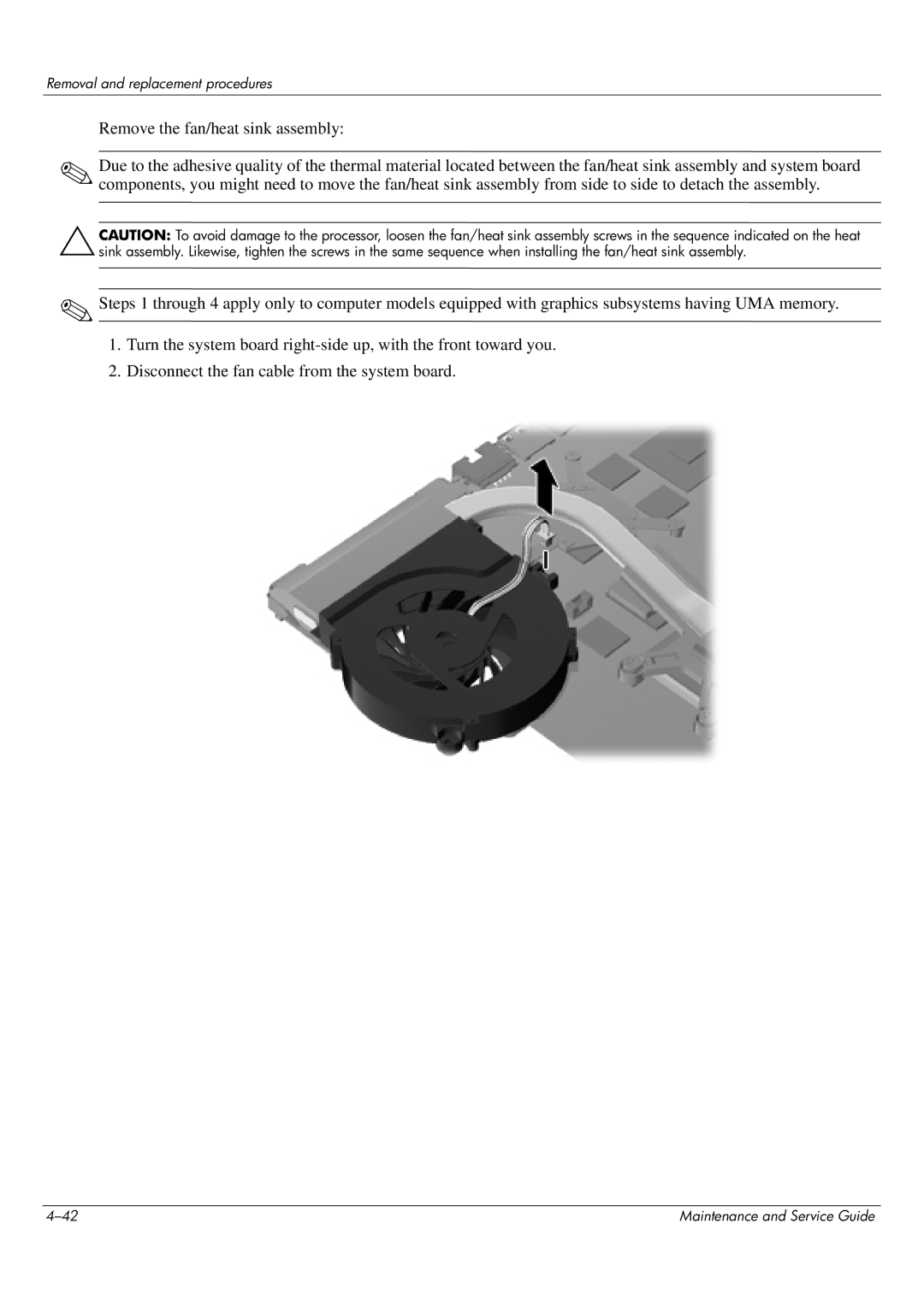 HP CQ62-251TX, CQ62-255TU, CQ62-252TX, CQ62-217CA, CQ62-219WM, CQ62-215TU, CQ62-215NR manual Removal and replacement procedures 