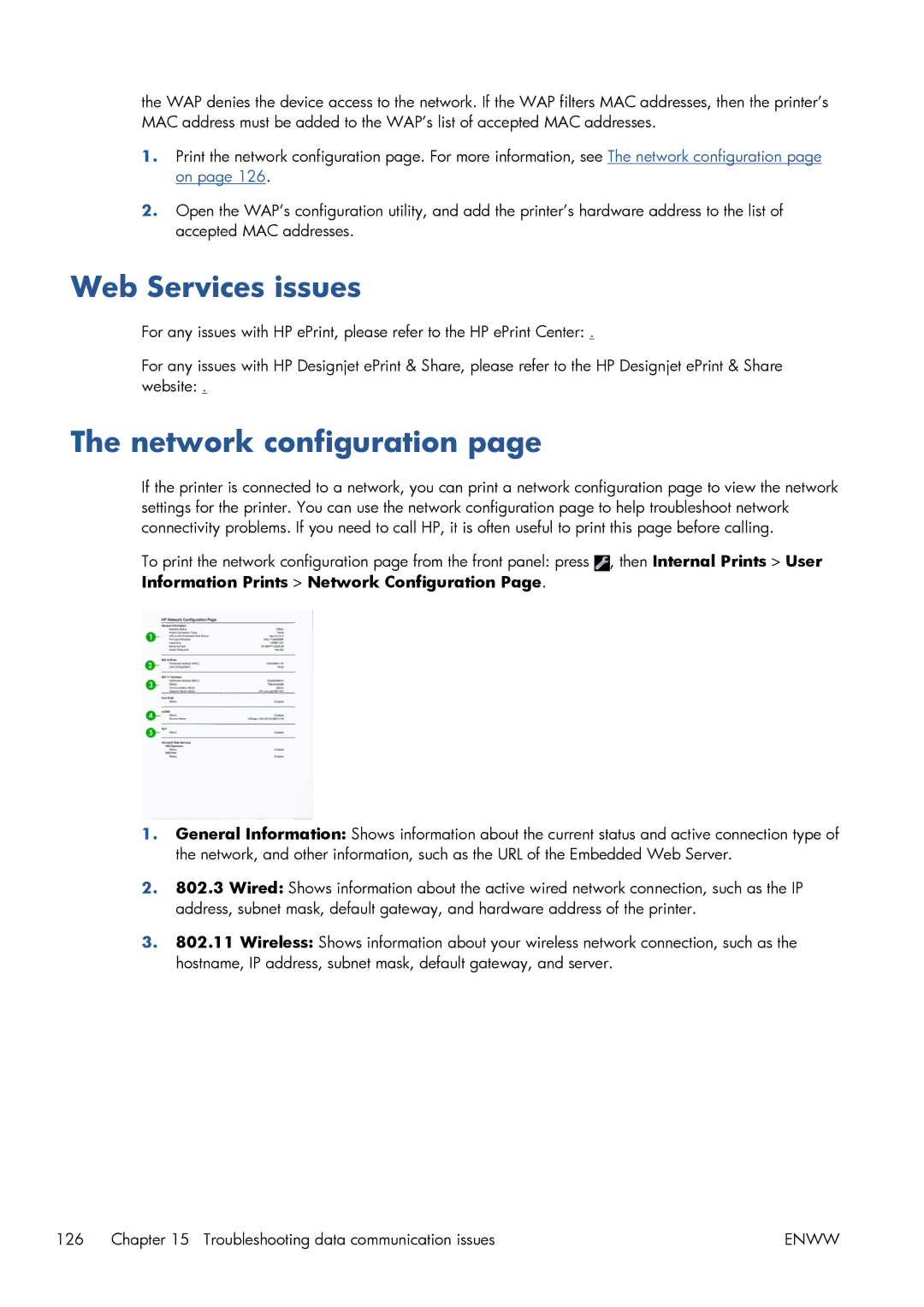 HP CQ893AB1K manual Web Services issues, Network configuration 