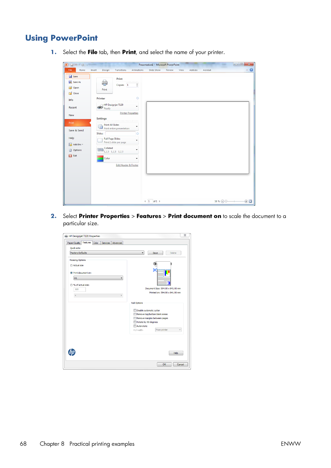 HP CQ893AB1K manual Using PowerPoint 