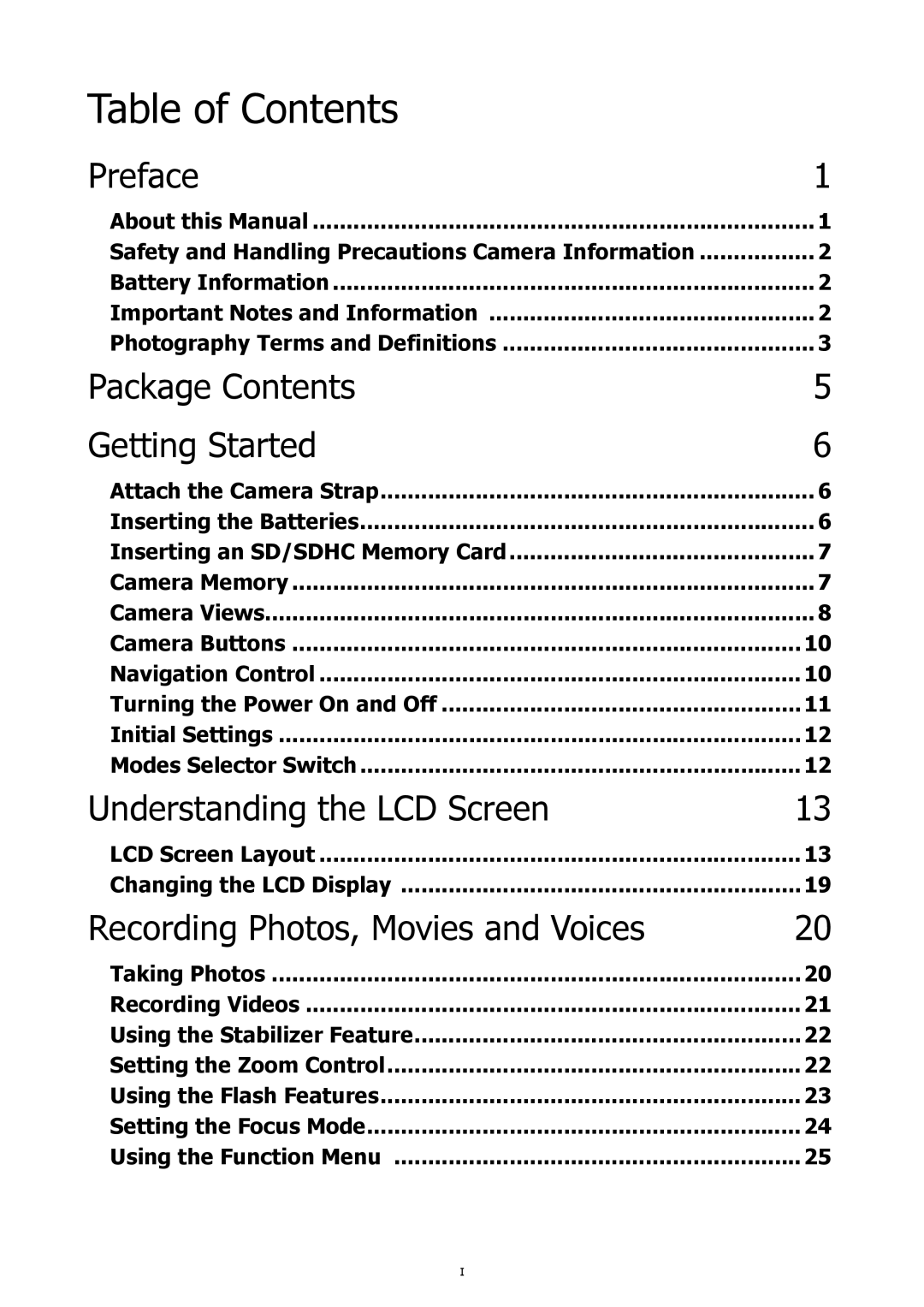 HP CW450A manual Table of Contents 