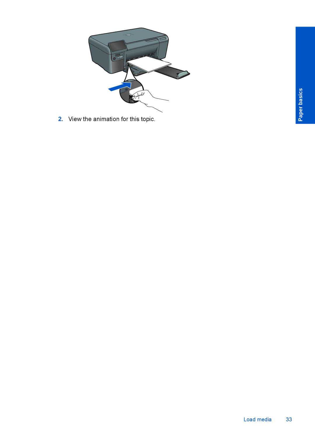 HP D110A CN731A#B1H manual Load media 