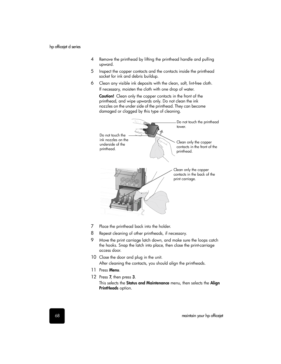 HP d145, d155xi, d135xi manual Maintain your hp officejet 