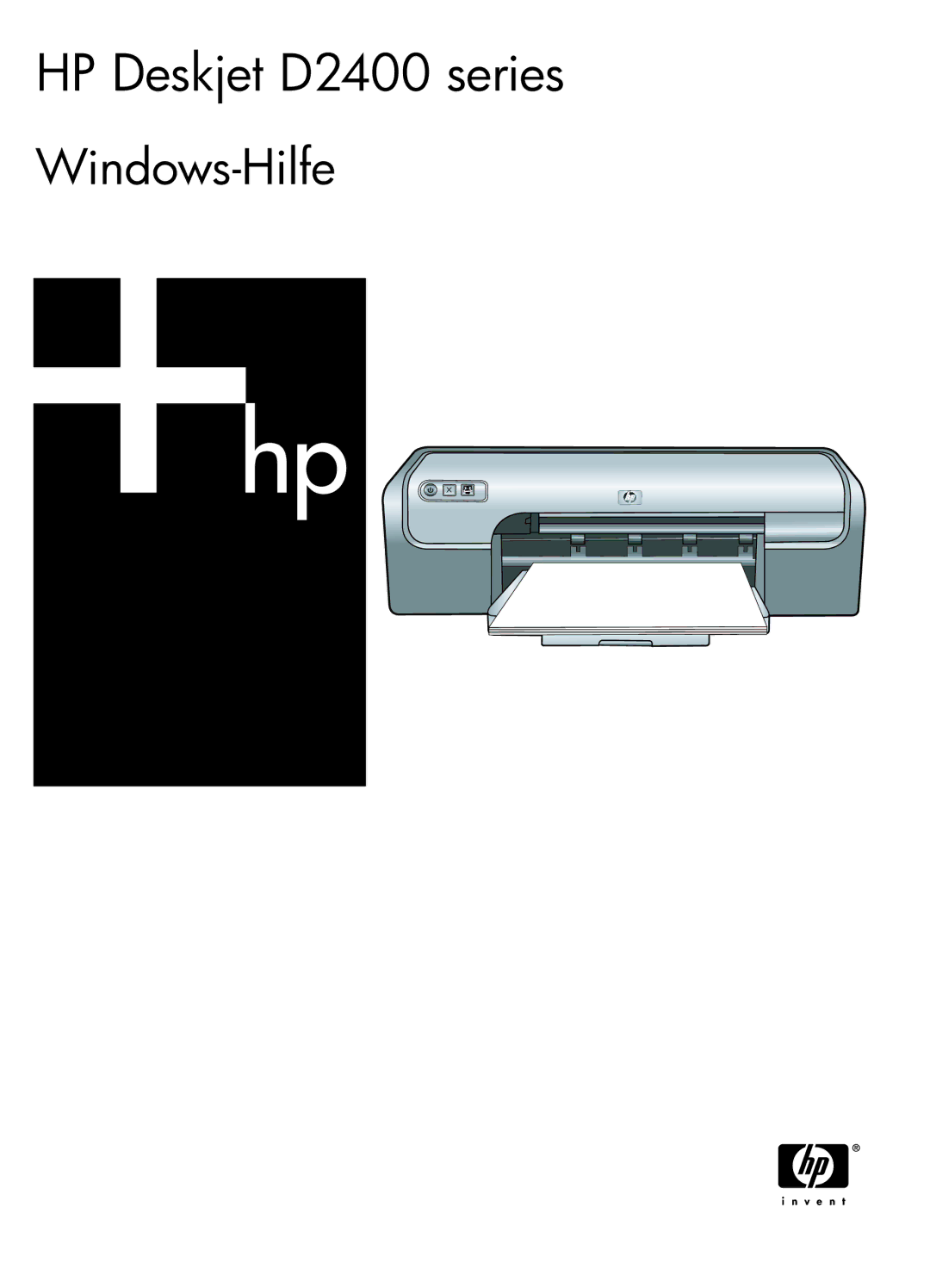 HP manual HP Deskjet D2400 series 