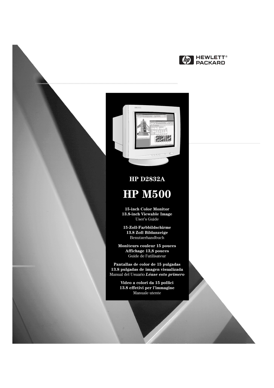 HP D2832A manual HP M500 