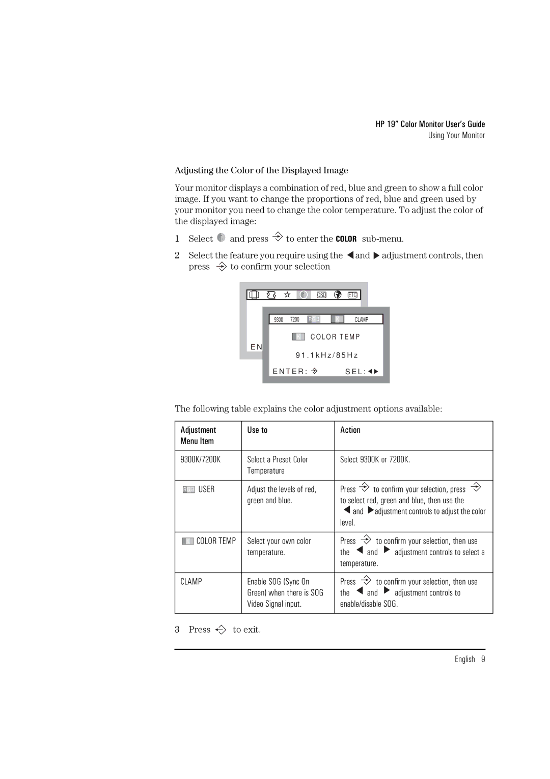 HP D2842W, D2842A manual User, Clamp 