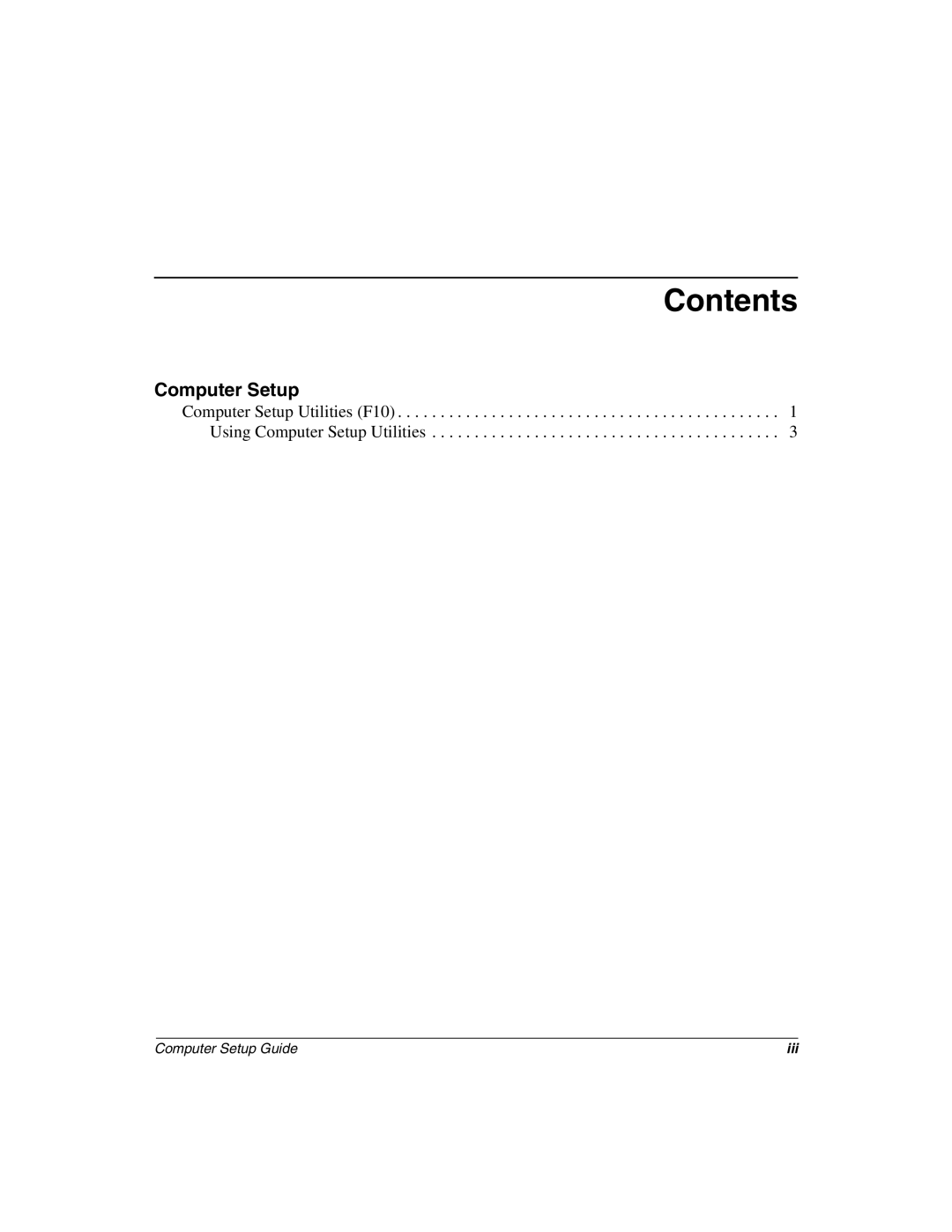 HP D300 manual Contents 
