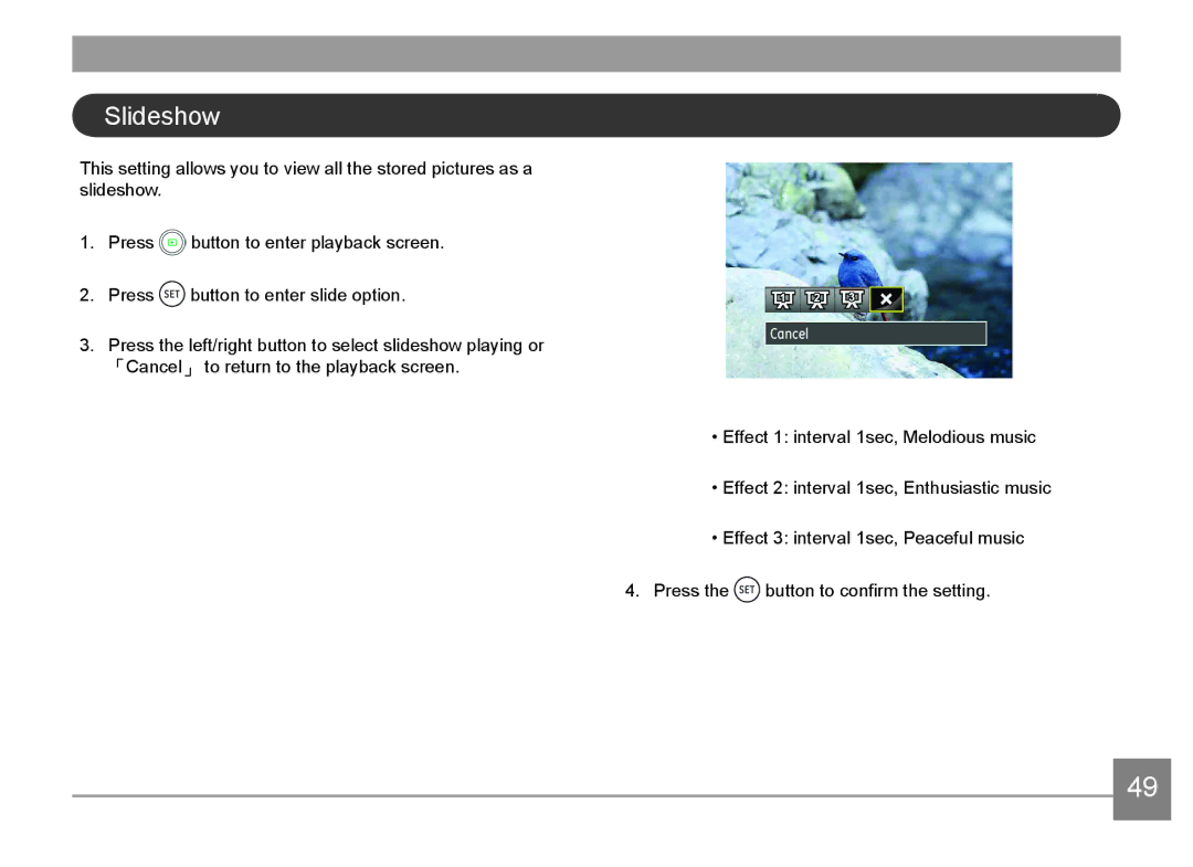 HP d3500 manual Slideshow 