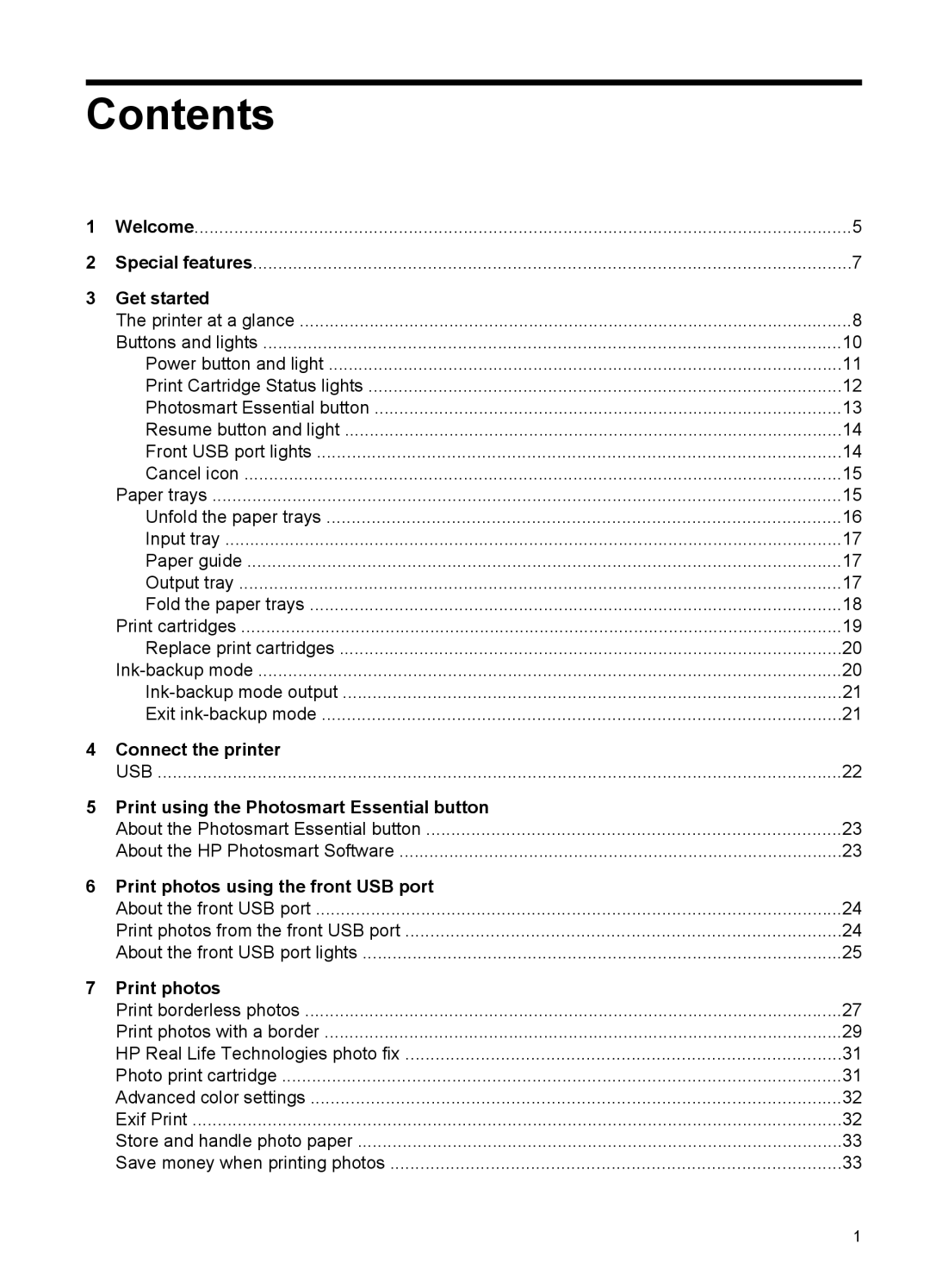 HP D4200 manual Contents 