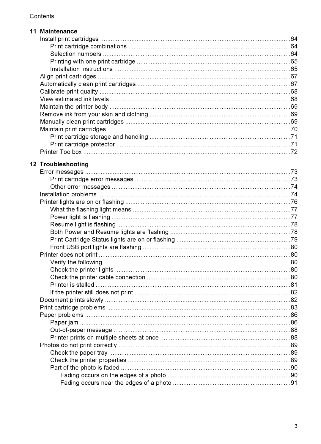 HP D4200 manual Maintenance, Troubleshooting 