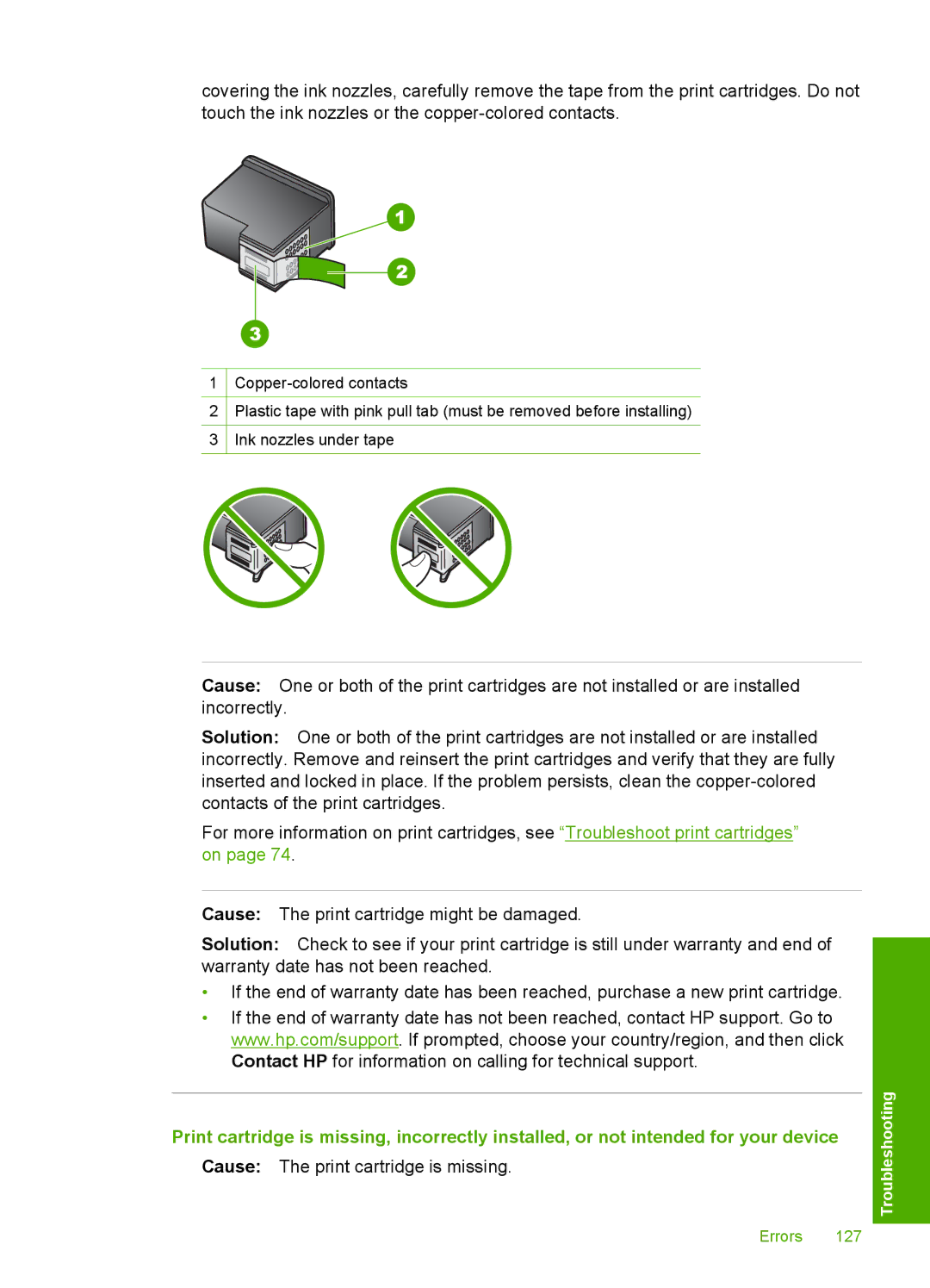 HP D5300 manual Troubleshooting 