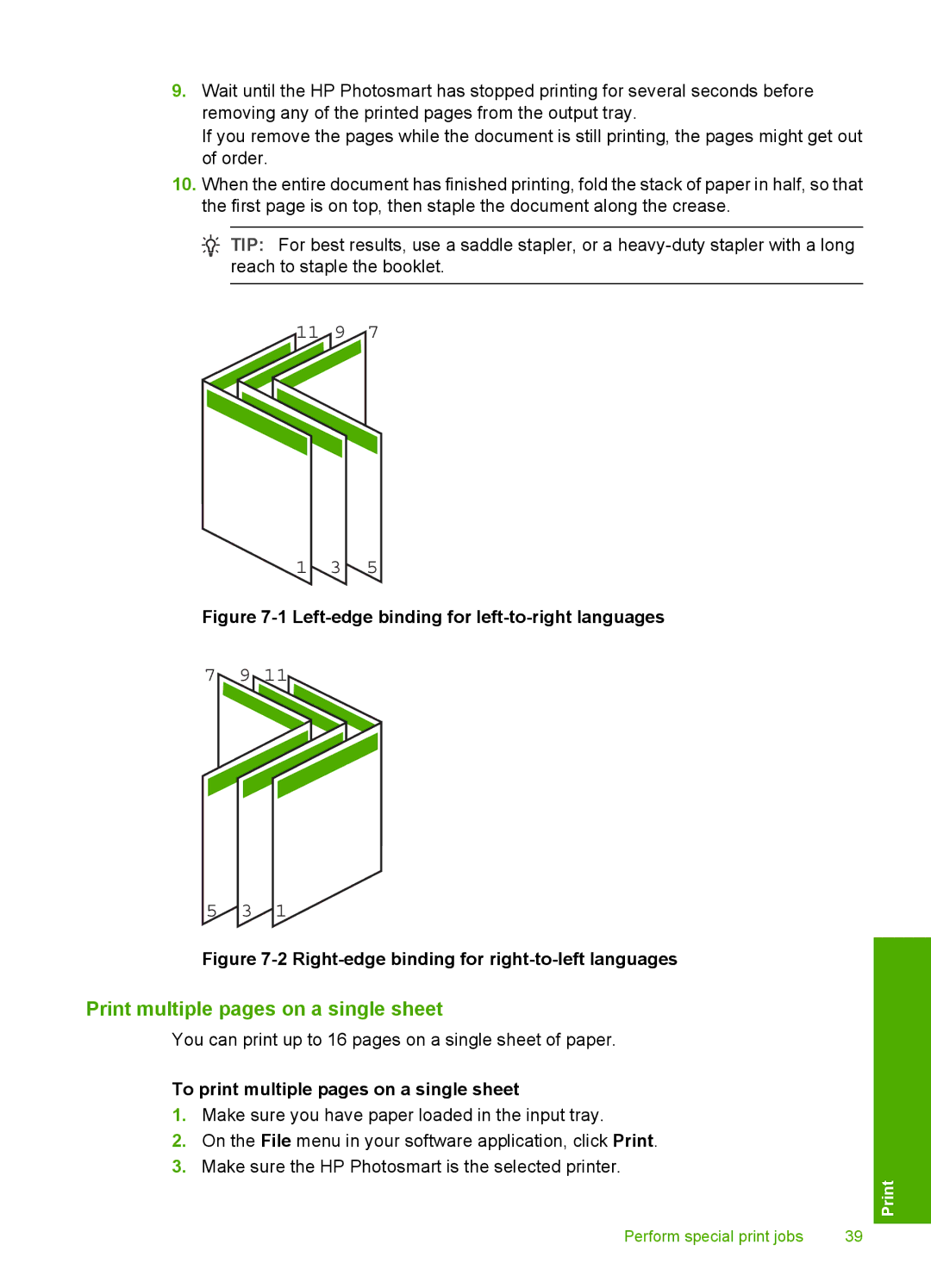 HP D5300 manual Print multiple pages on a single sheet, To print multiple pages on a single sheet 