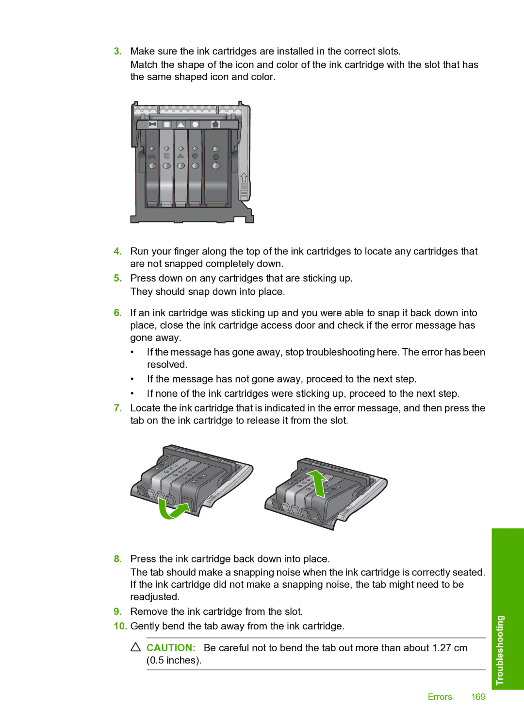 HP D5400 manual Troubleshooting 