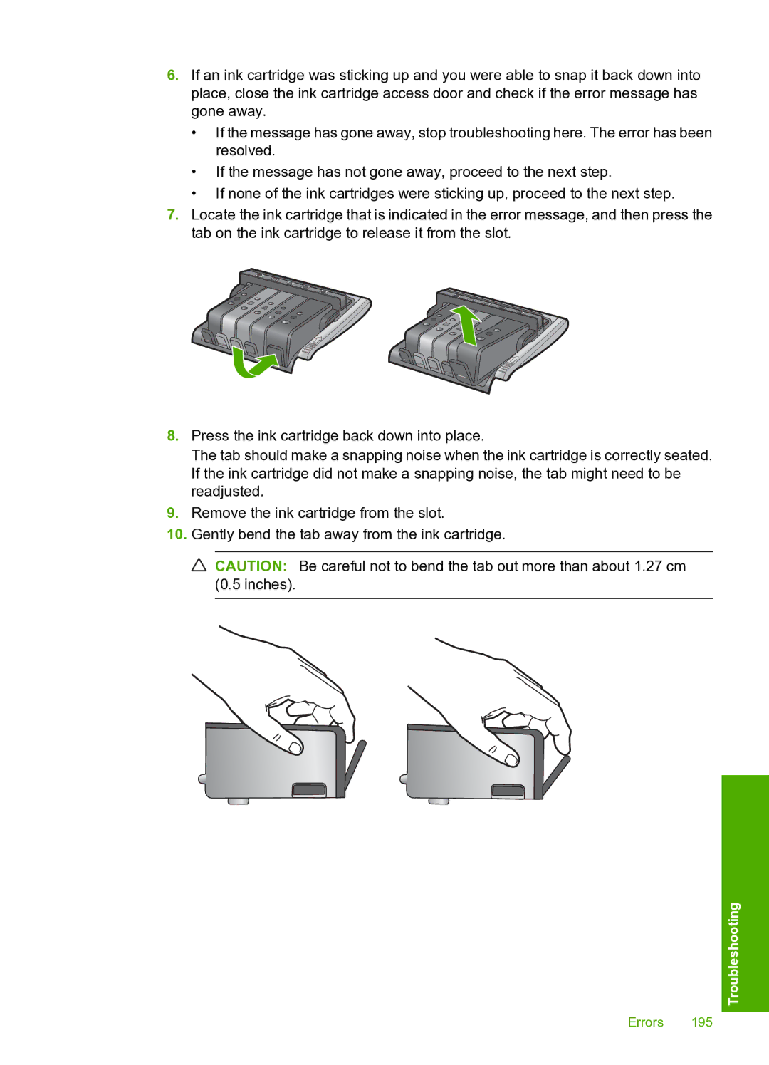 HP D5400 manual Troubleshooting 