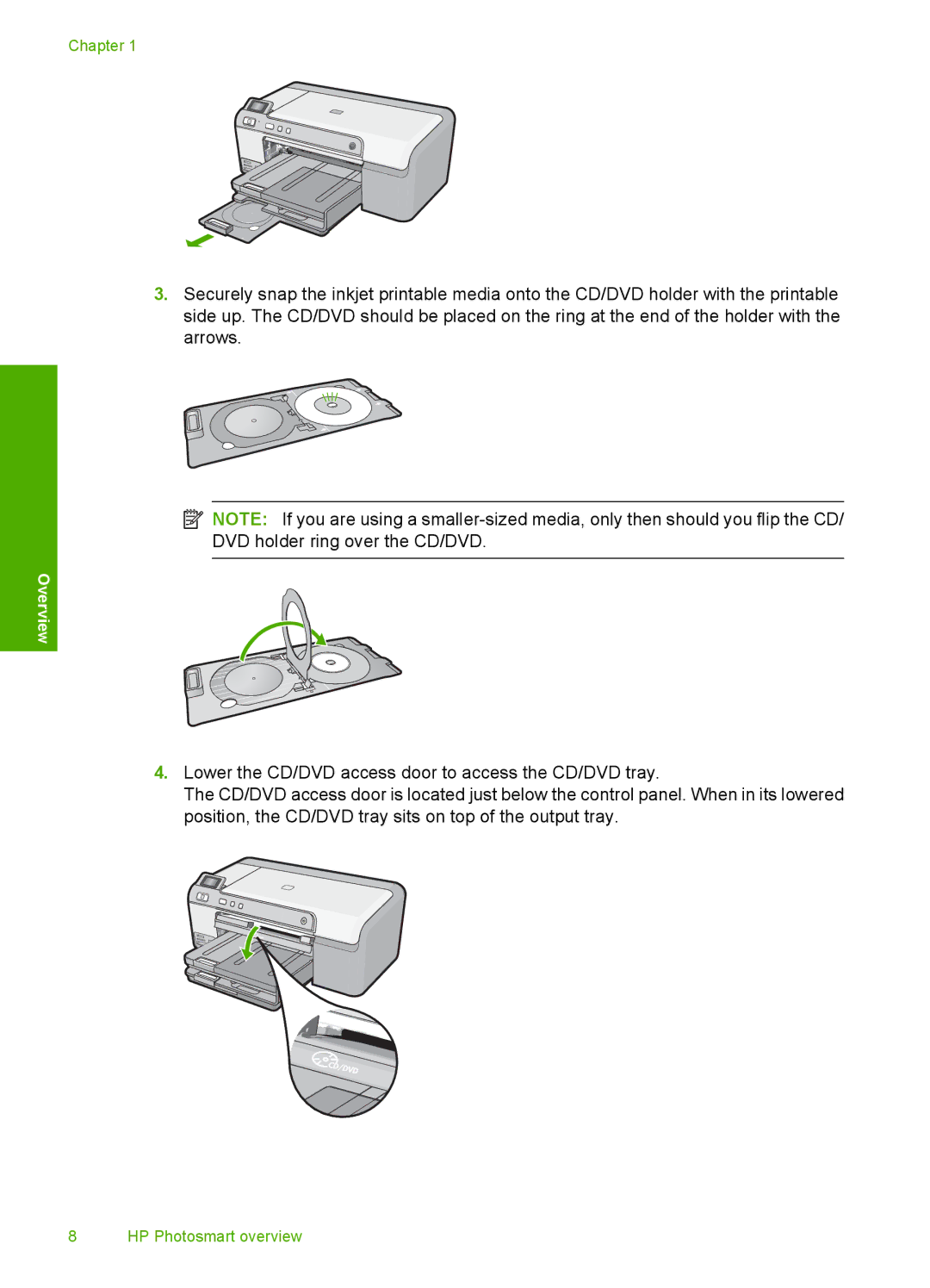 HP D5463 manual Overview 