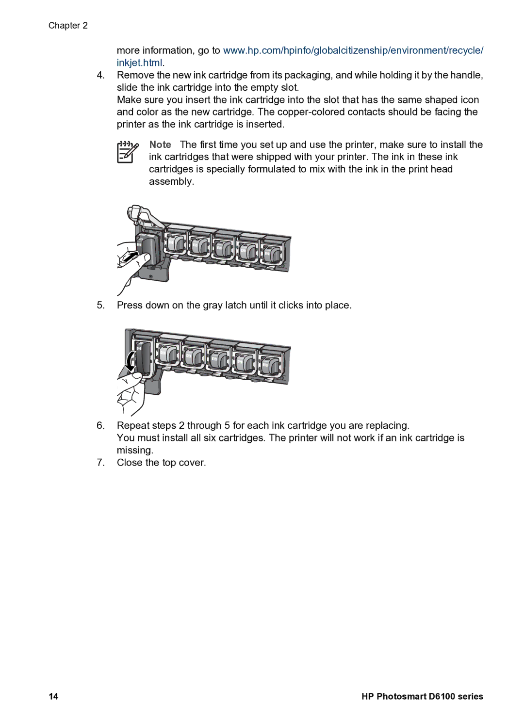 HP D6100 manual Chapter 