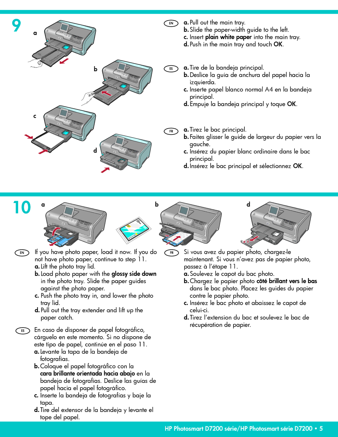 HP D7200 manual 10 a 