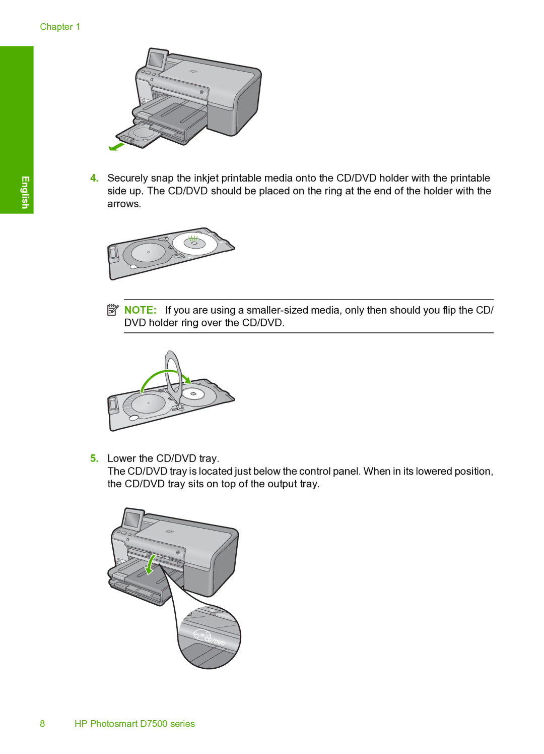 HP D7560 manual English 