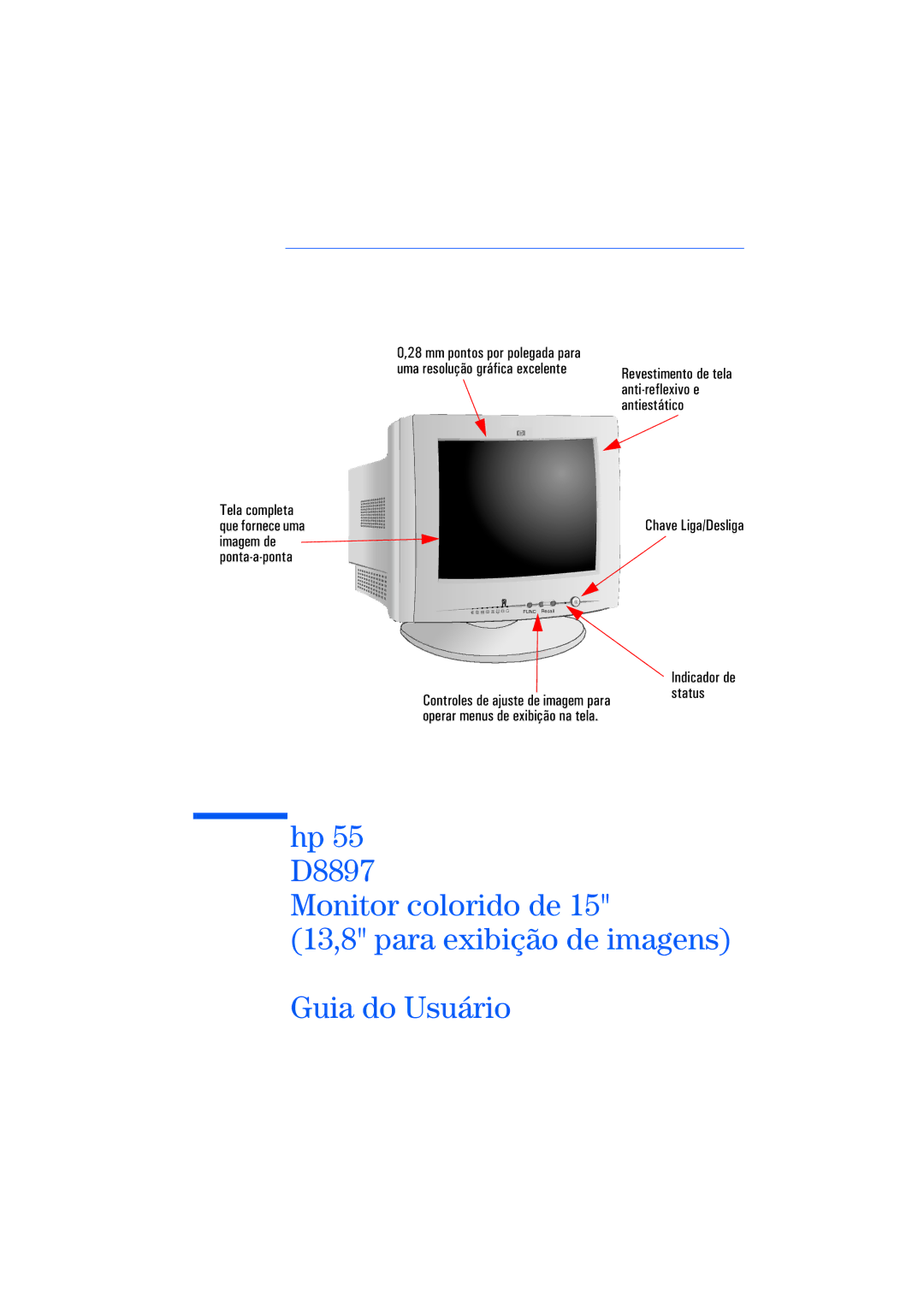 HP D8897 55 manual Hp 55 D8897 