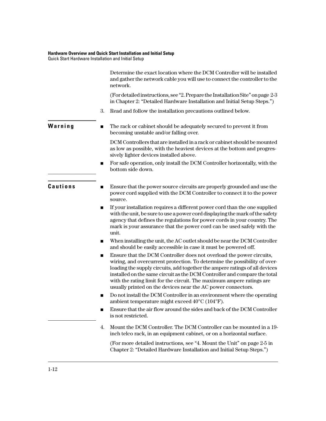 HP Data Center Connection Manager Software Products manual R n i n g U t i o n s 