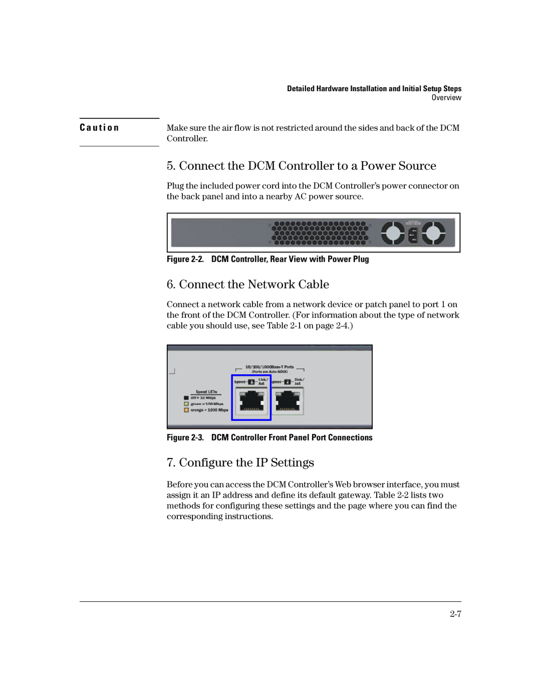 HP Data Center Connection Manager Software Products manual Connect the DCM Controller to a Power Source 