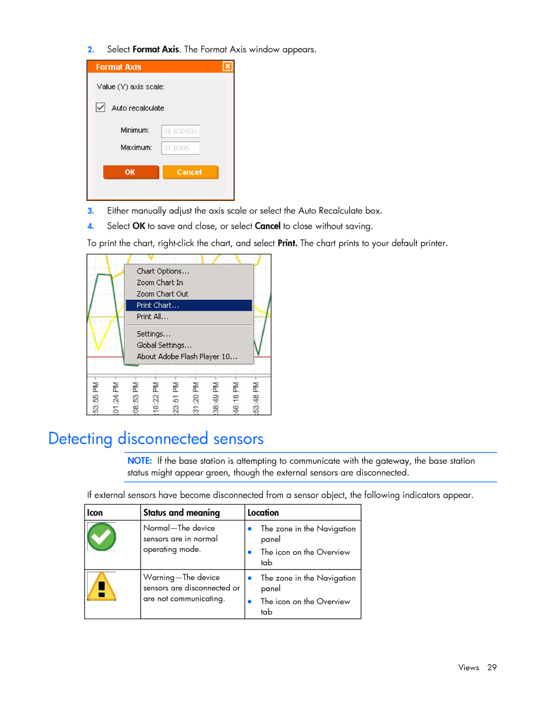 HP Data Center EnvIronmental Edge manual Detecting disconnected sensors 