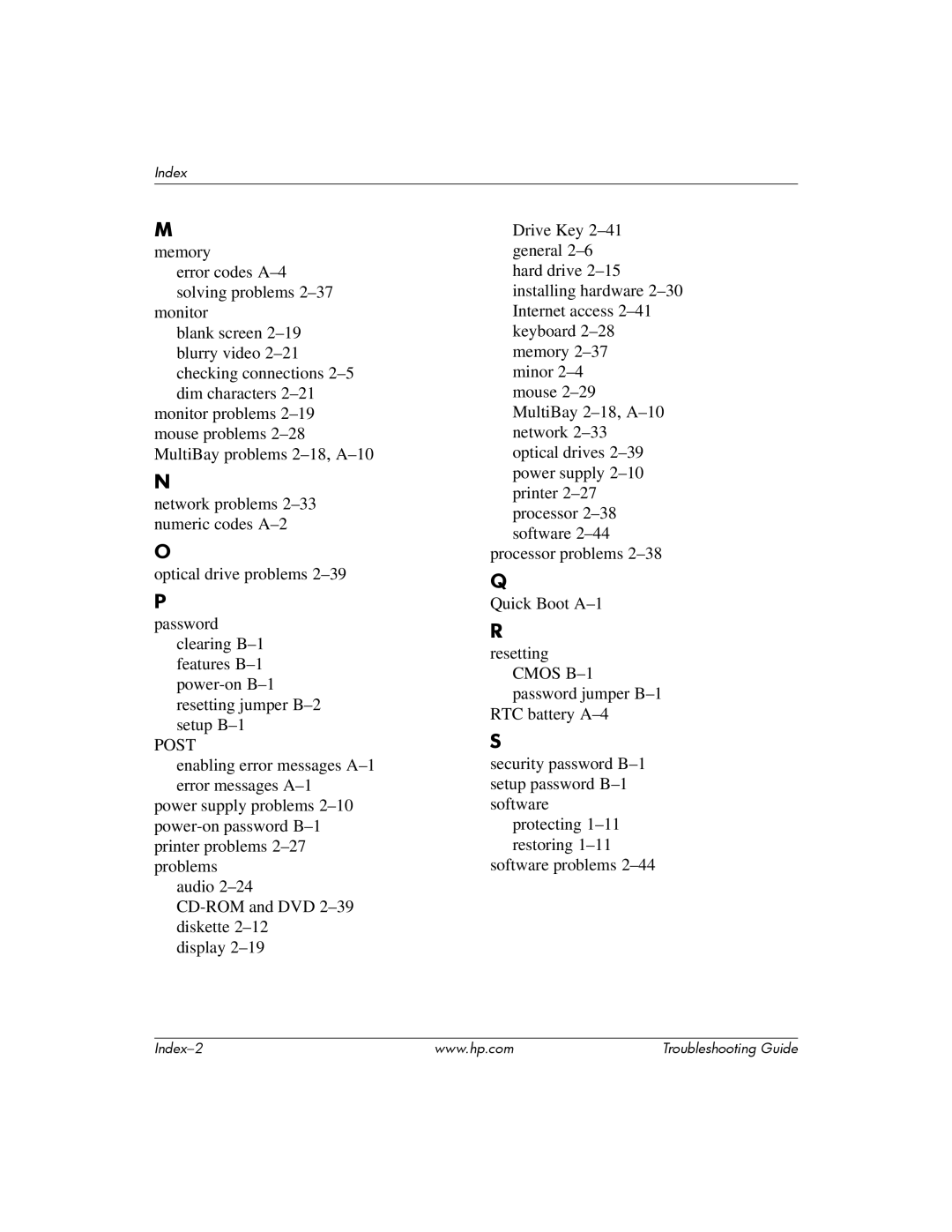 HP DC5100 manual Post 