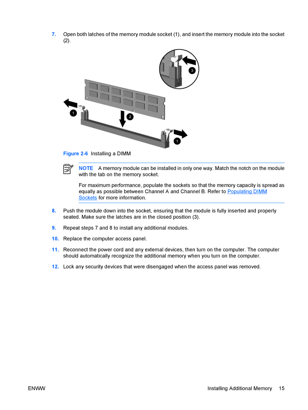 HP dc5700 manual Enww 