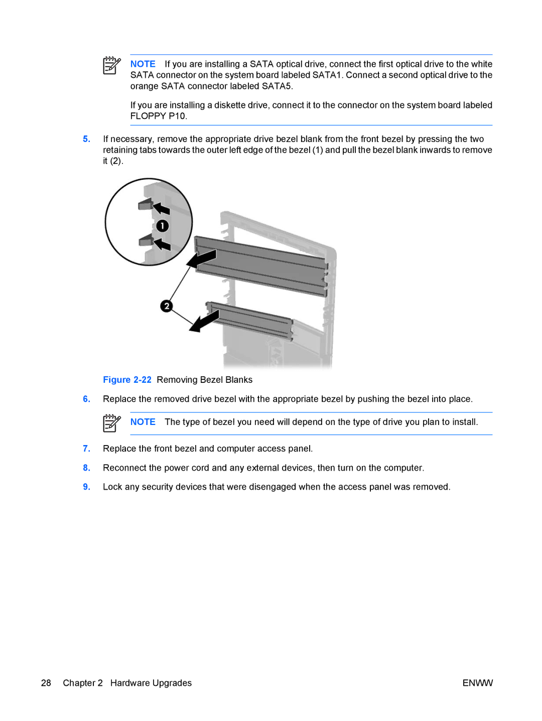 HP dc5700 manual Enww 