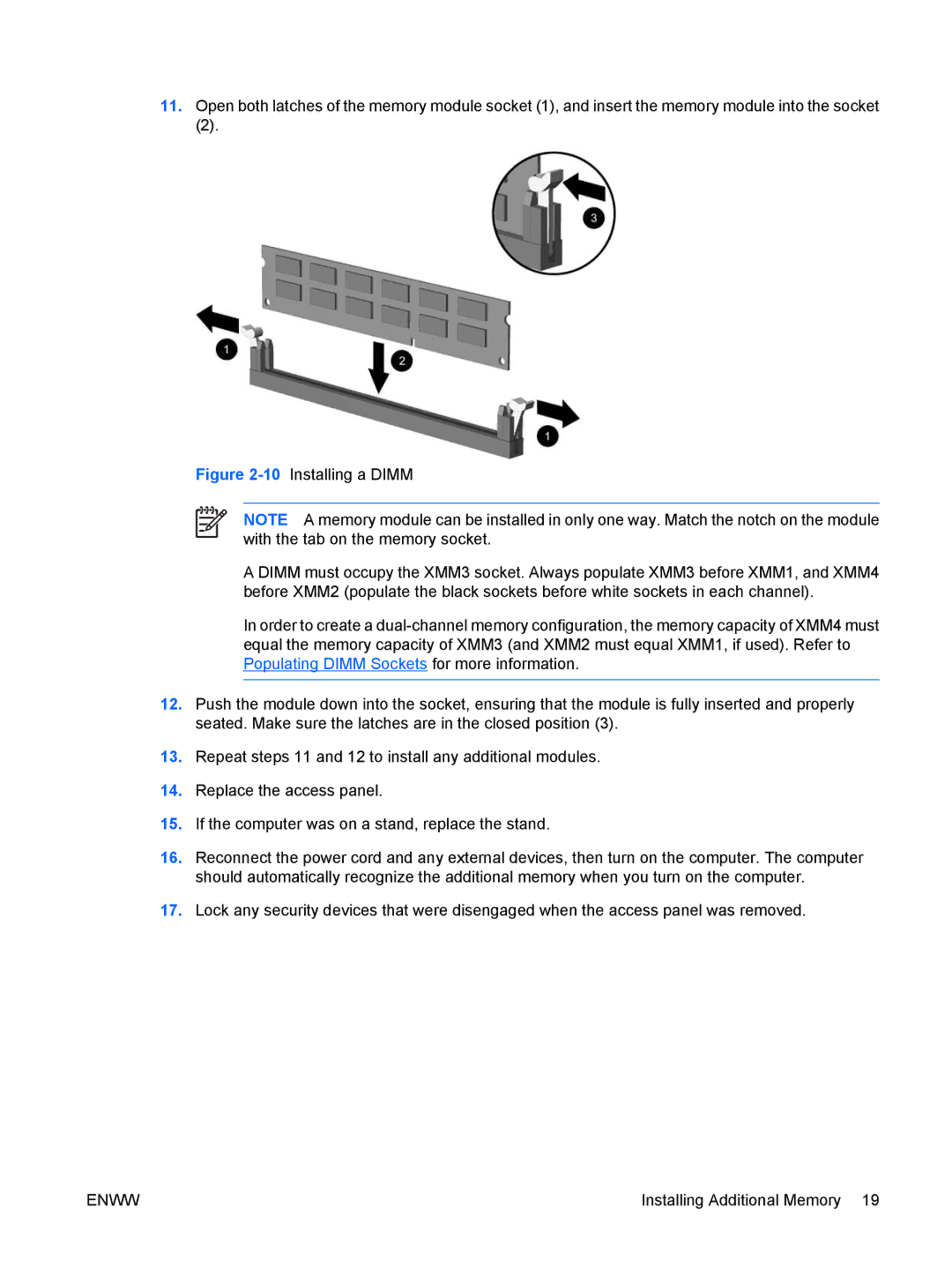 HP dc5750 manual Enww 