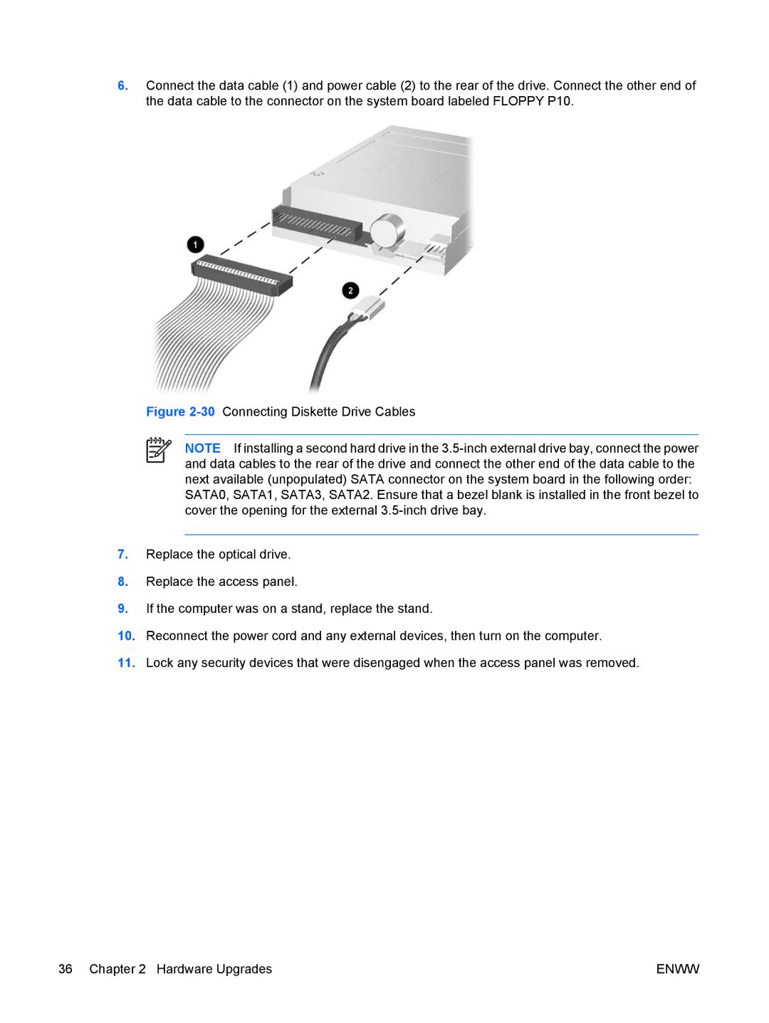 HP dc5750 manual Enww 