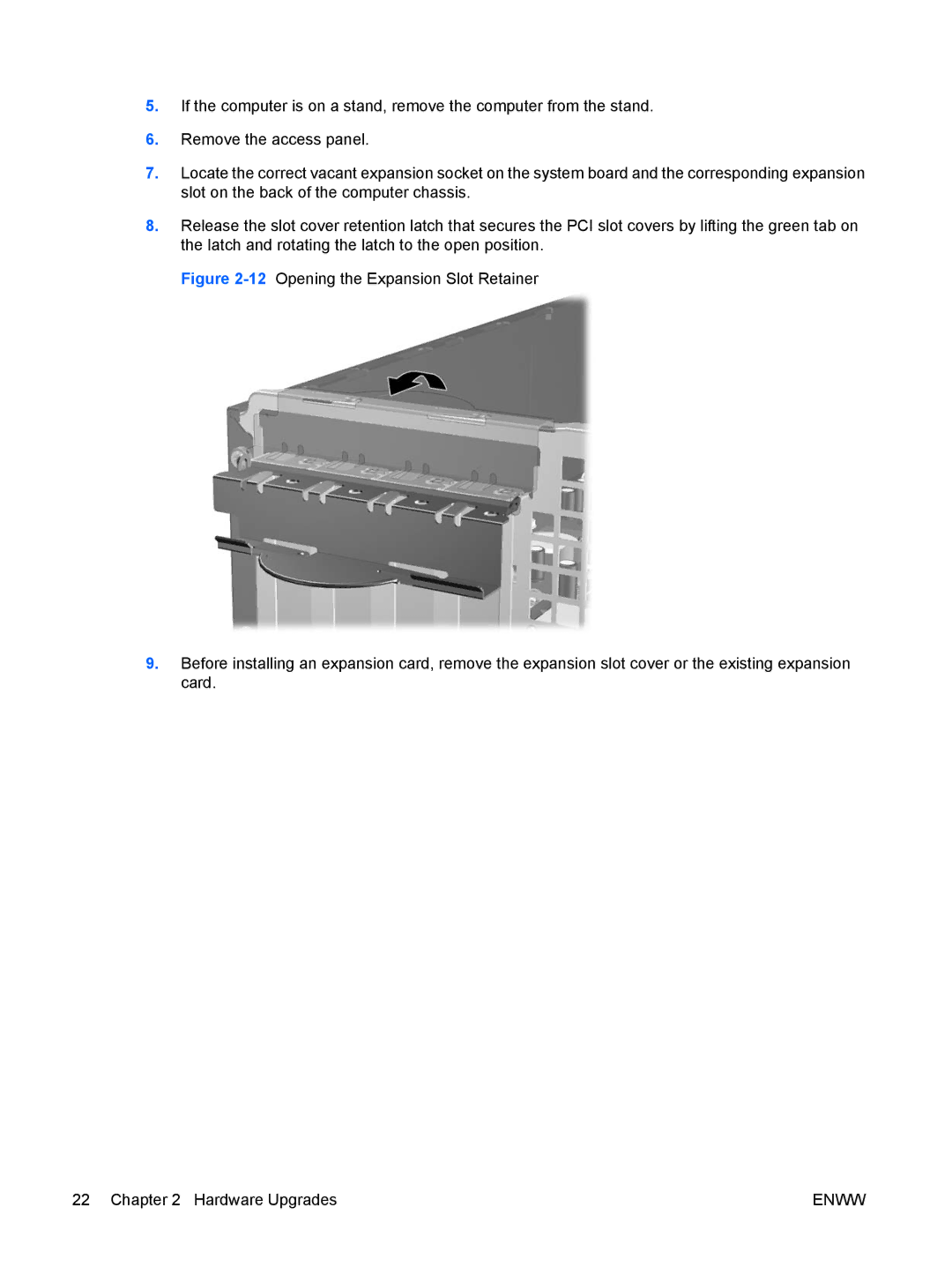 HP dc5800 manual Enww 