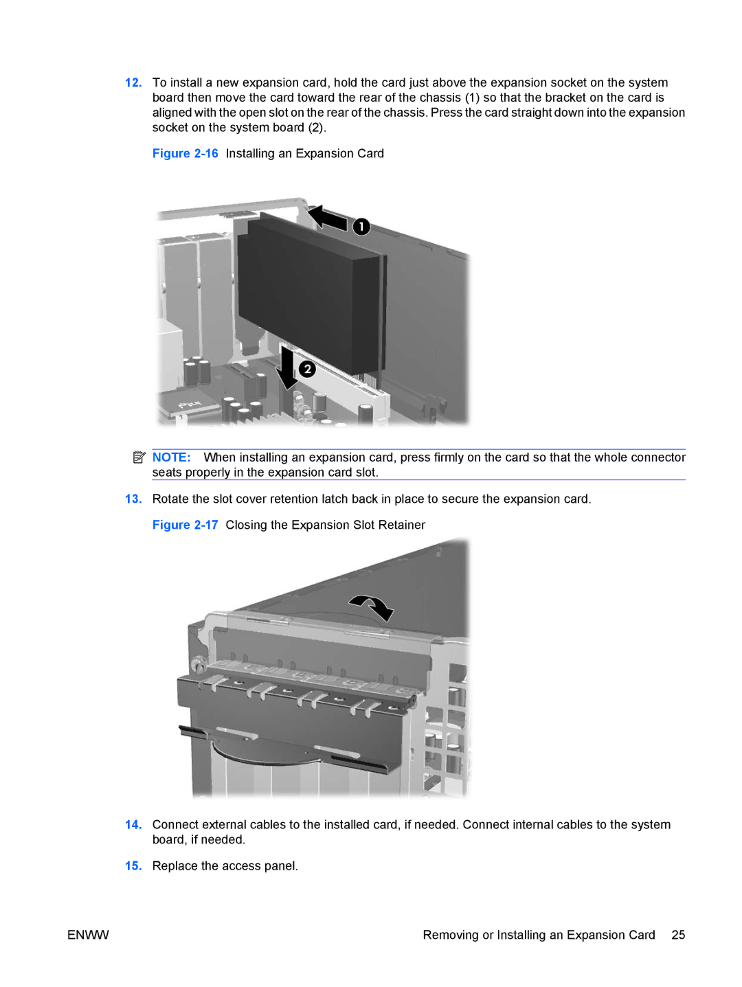 HP dc5800 manual Enww 