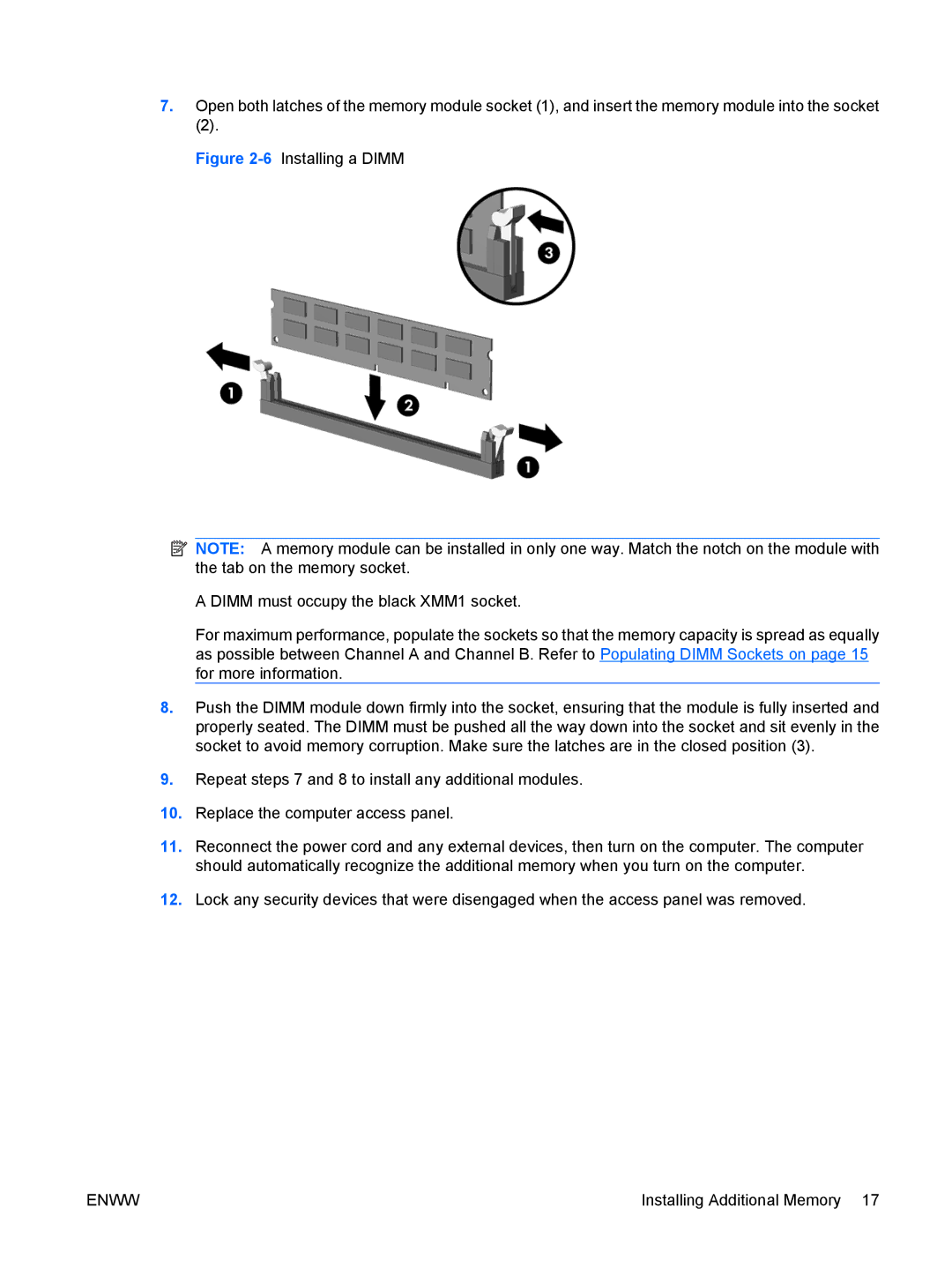 HP dc5800 manual Enww 