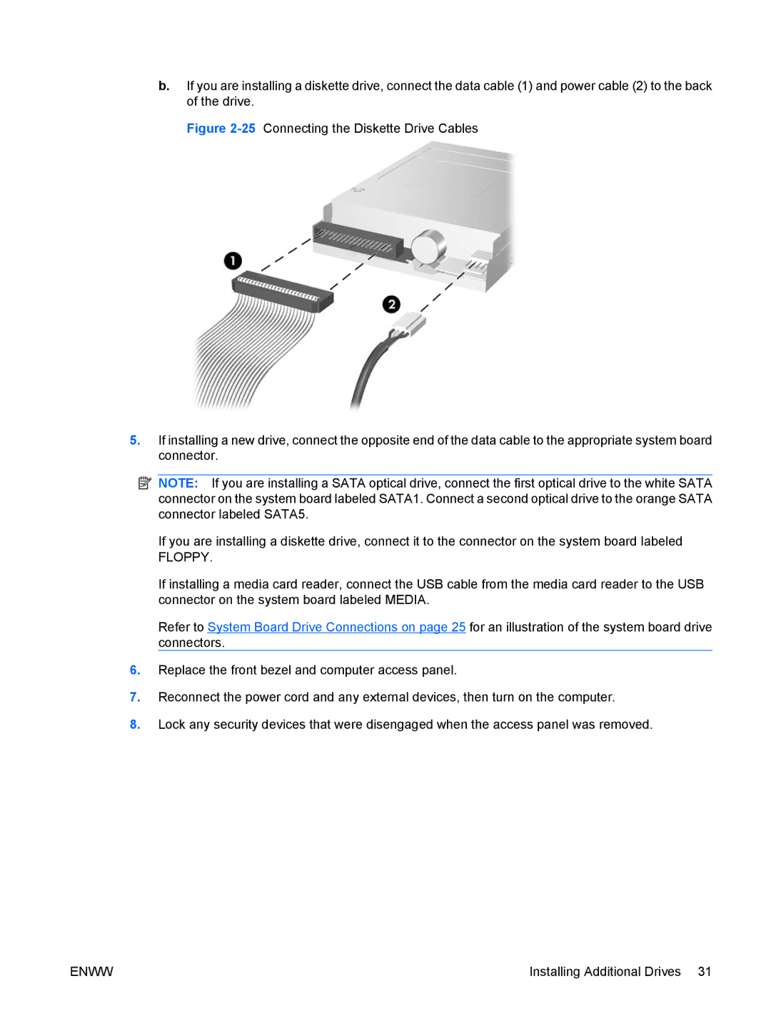 HP dc5800 manual Floppy 