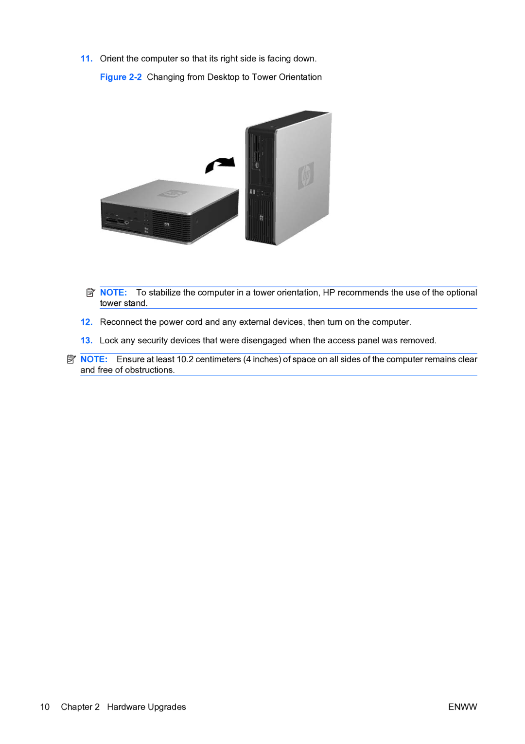 HP dc73 Blade Client manual Enww 