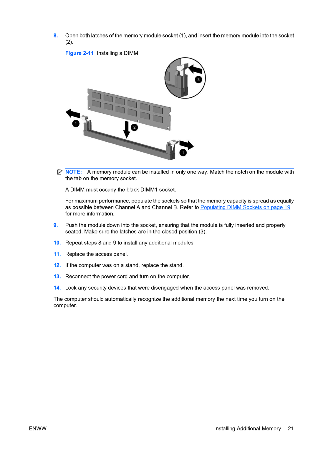 HP dc73 Blade Client manual Enww 