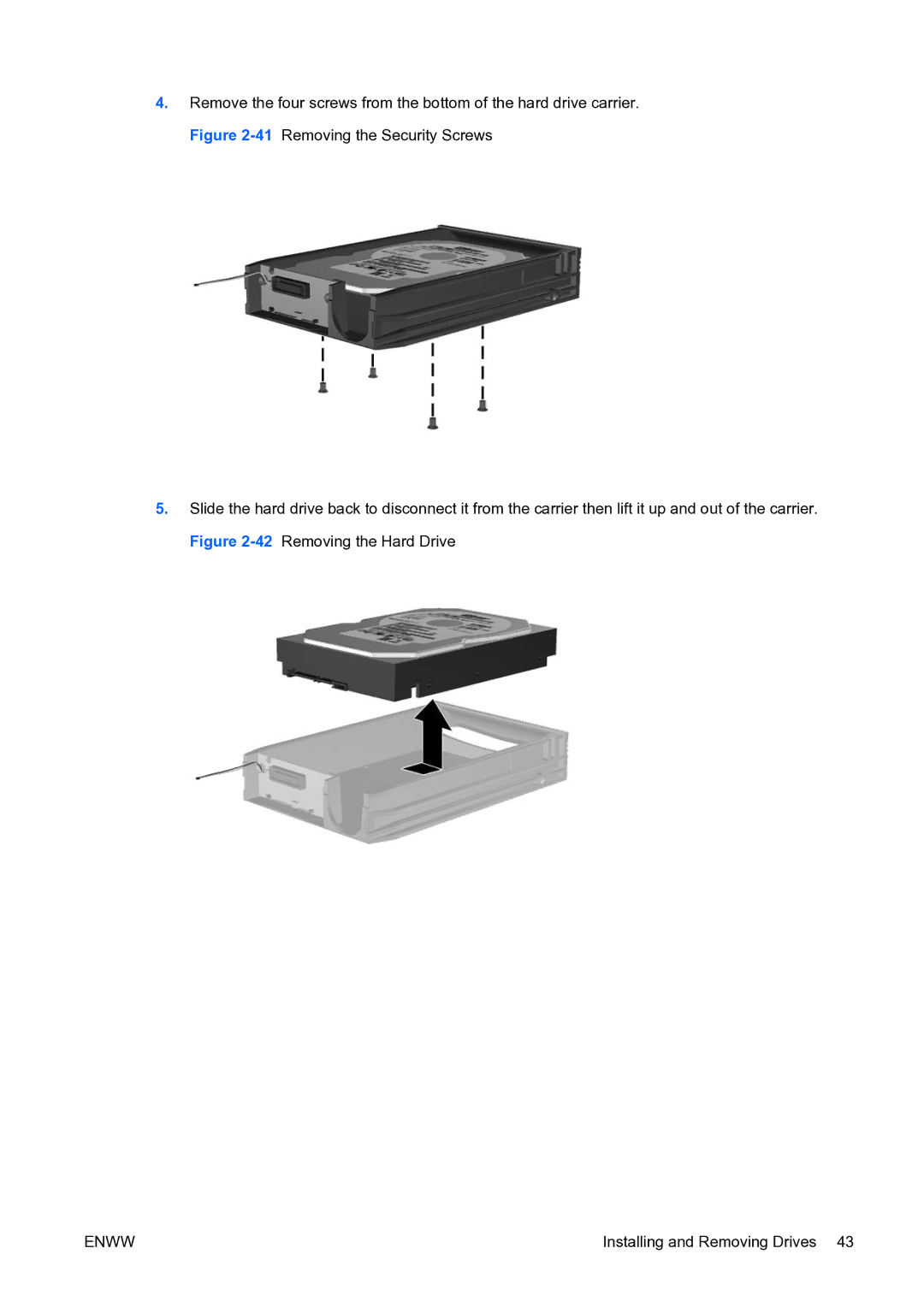 HP dc73 Blade Client manual Enww 