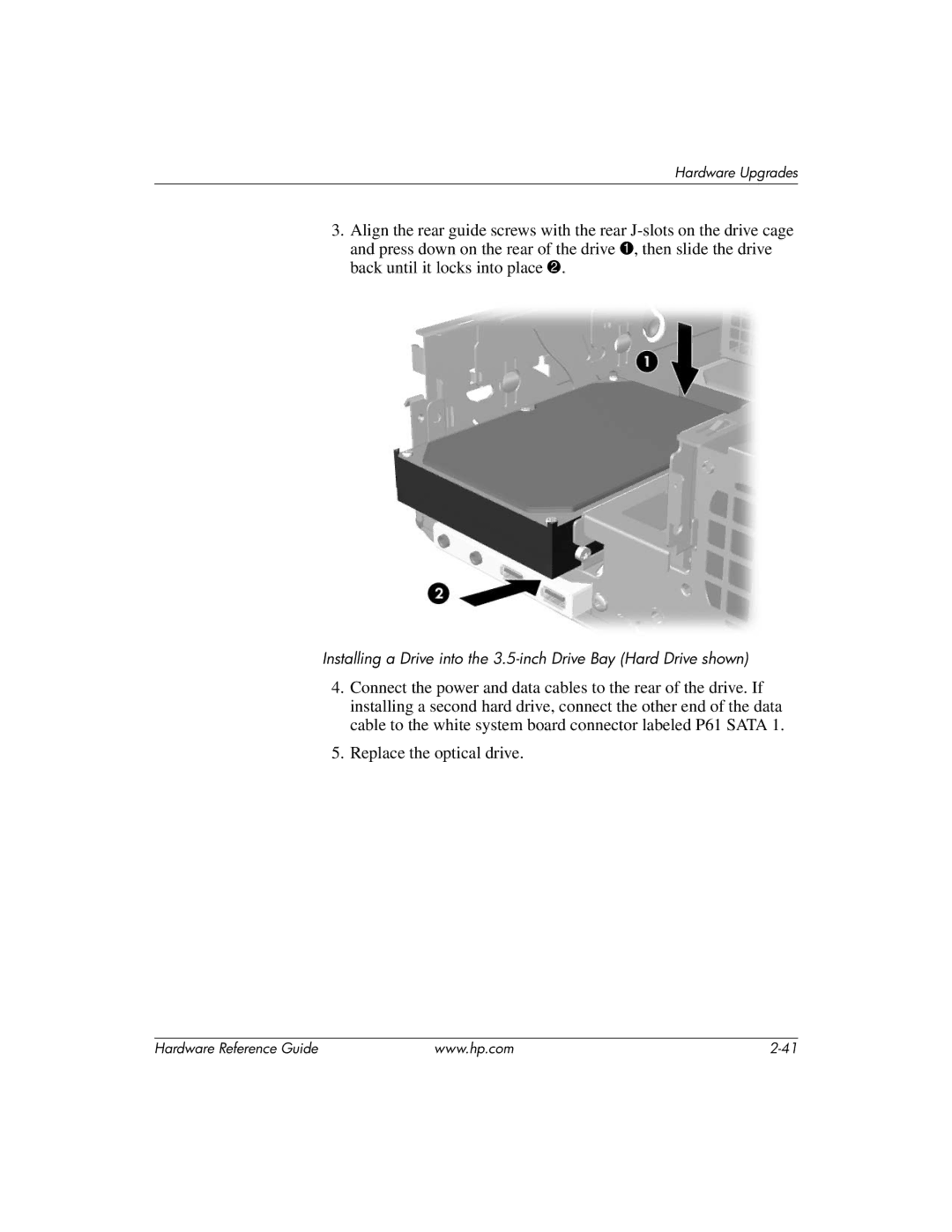 HP dc7600 manual Hardware Upgrades 