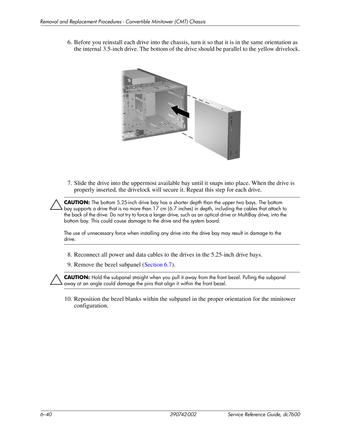 HP dc7608 manual 390742-002 