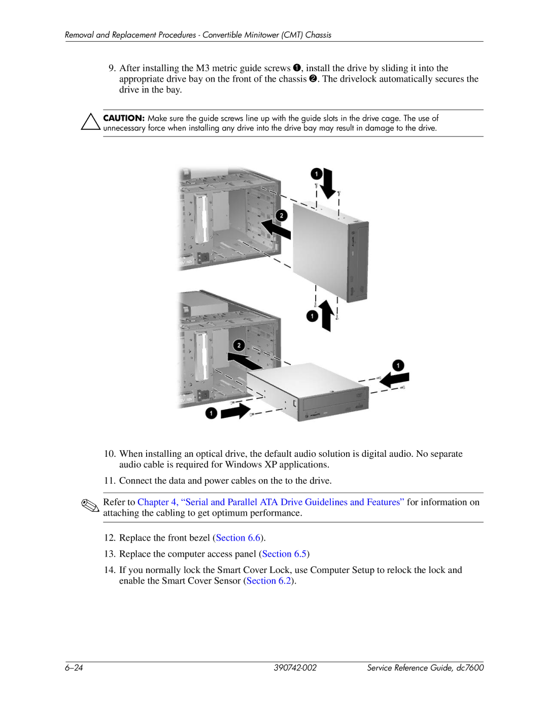 HP dc7608 manual 390742-002 