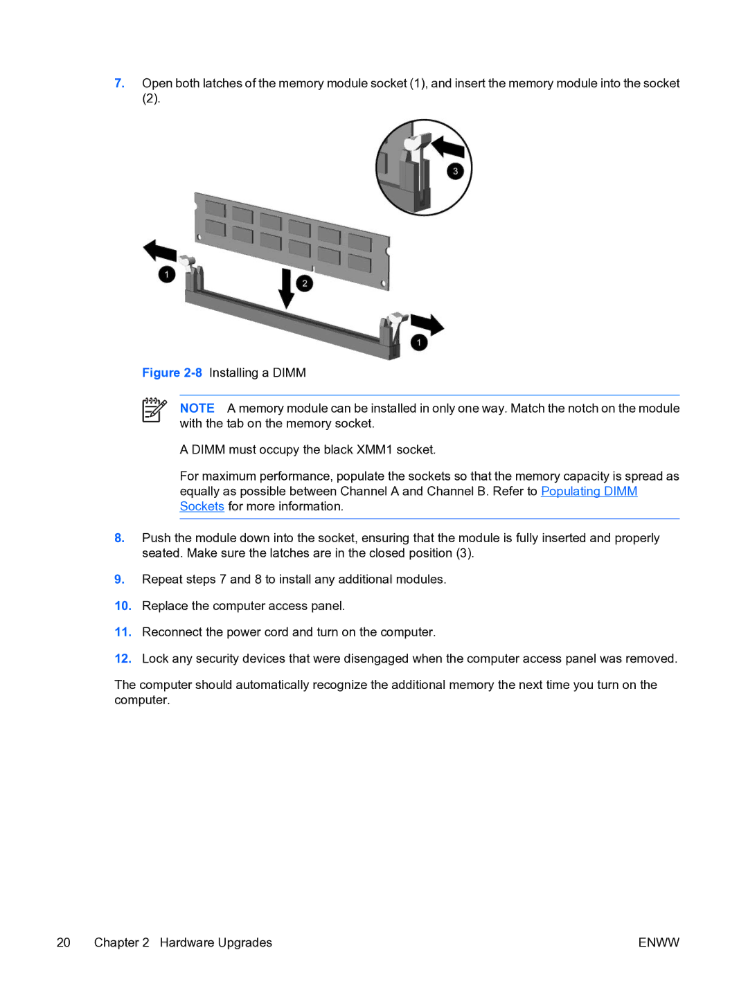 HP dc7700 tower manual Enww 