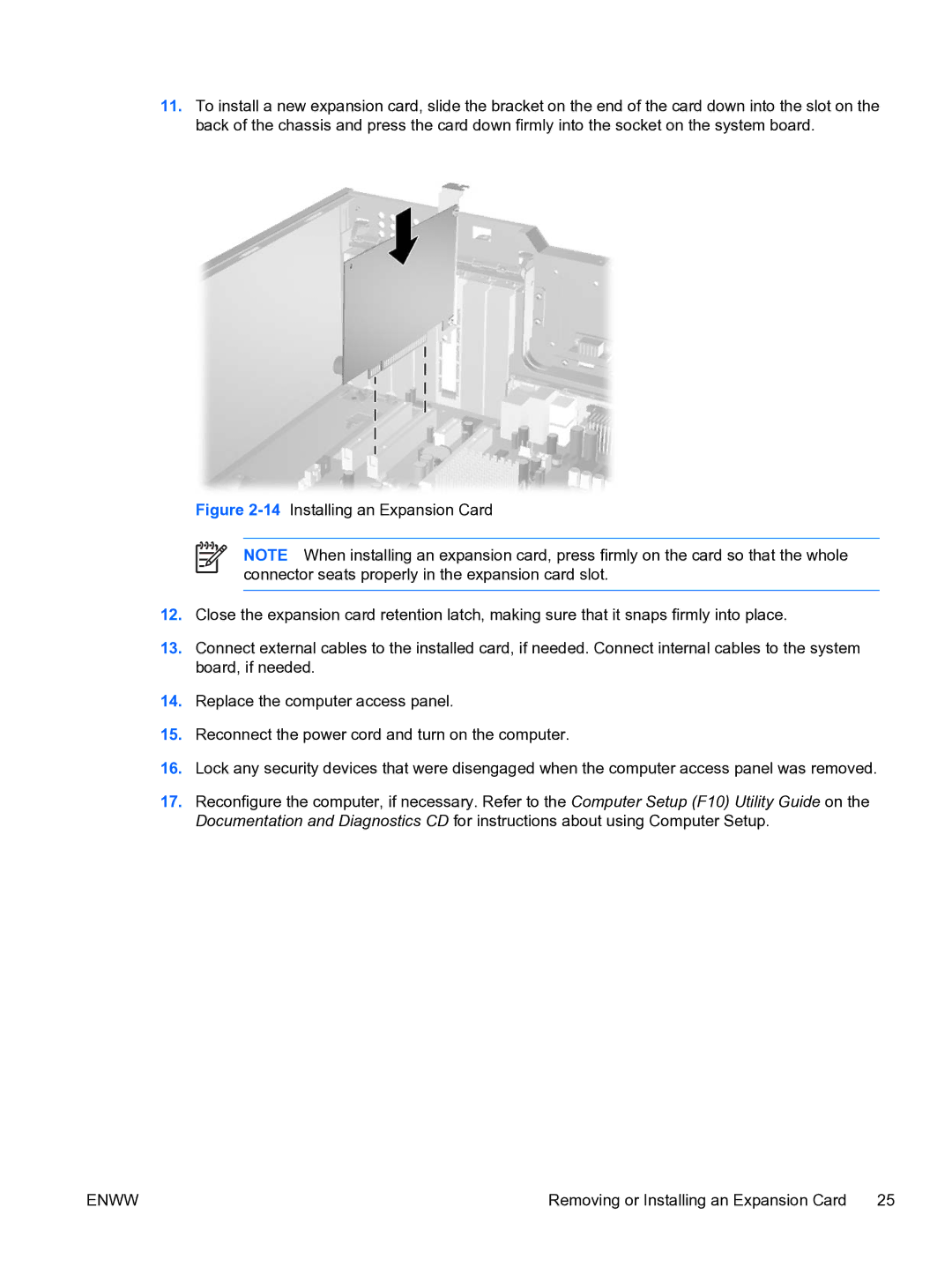 HP dc7700 tower manual Enww 