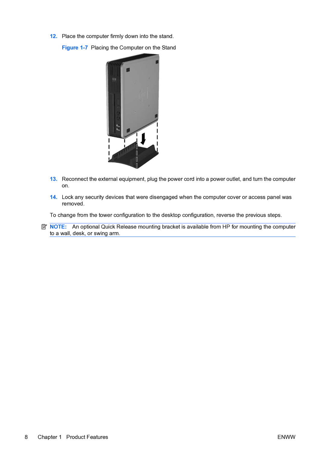 HP dc7800 manual Enww 