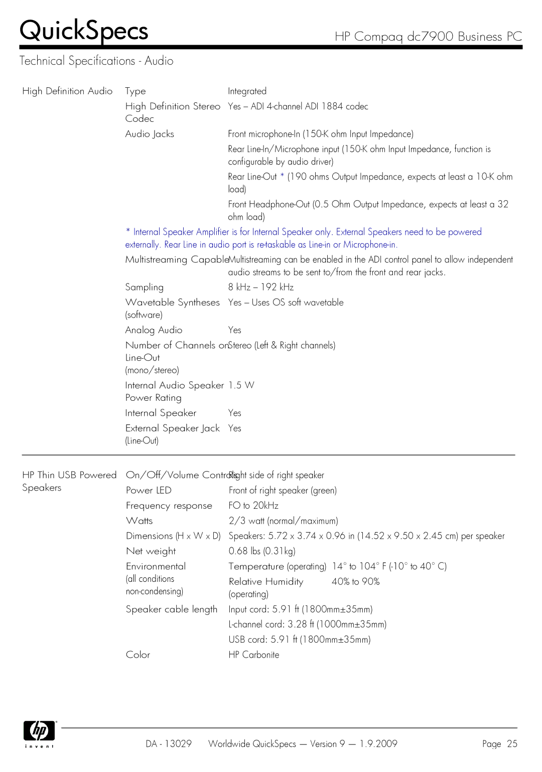 HP Dc7900 dc7900 manual Load, Ohm load 