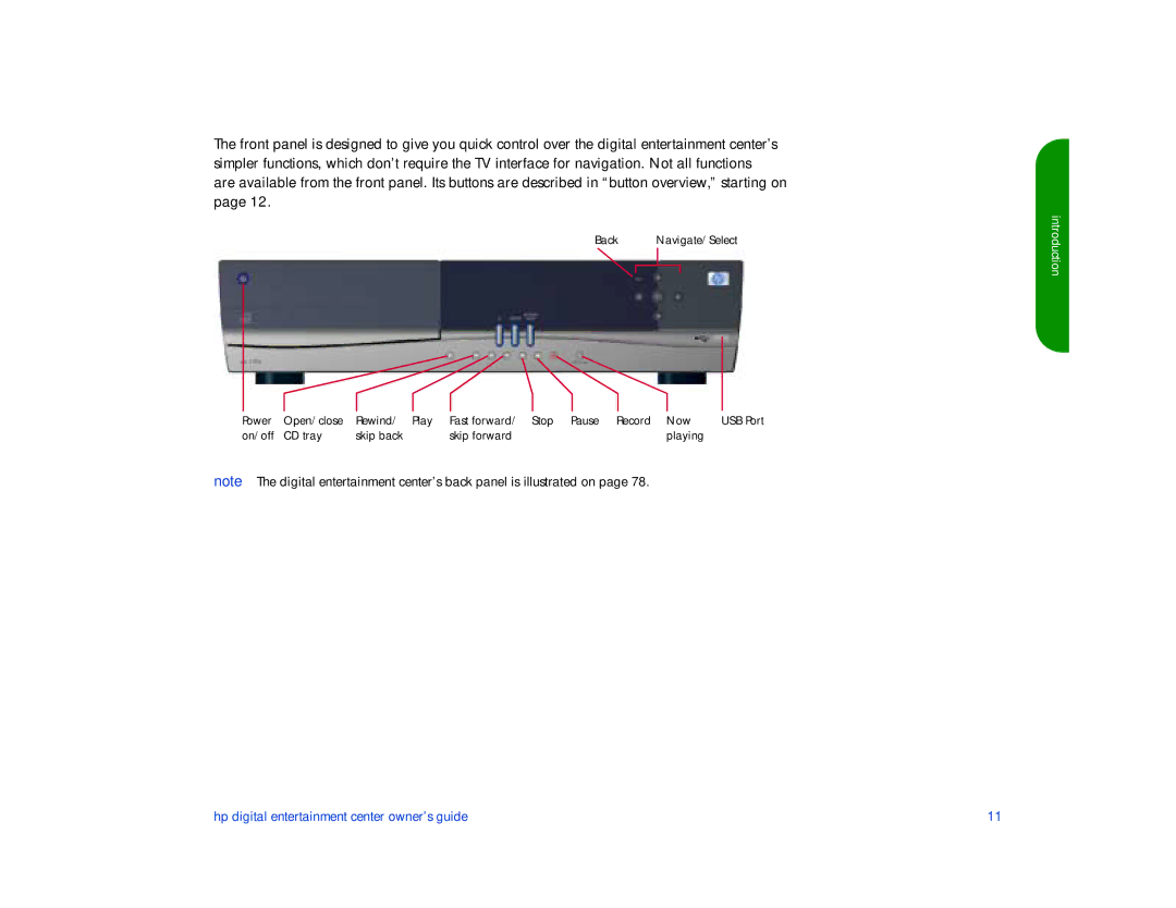 HP de100c manual Introduction 