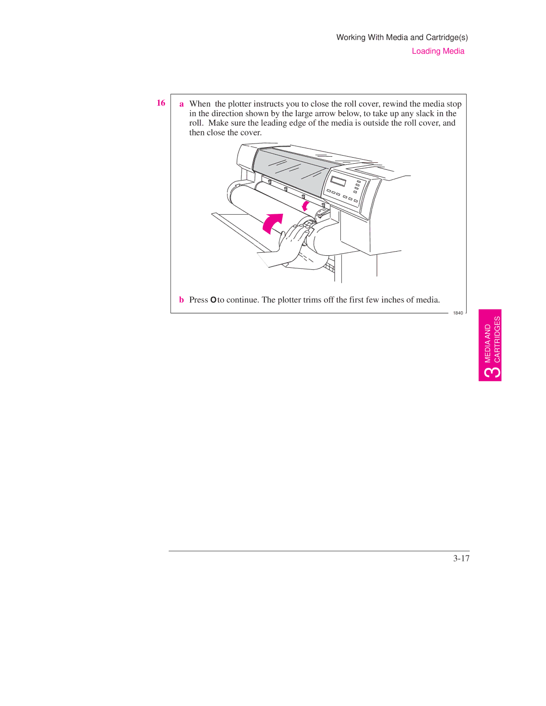 HP Design Jet Plotter 750C Plus, Design Jet Plotter 700 manual 1840 