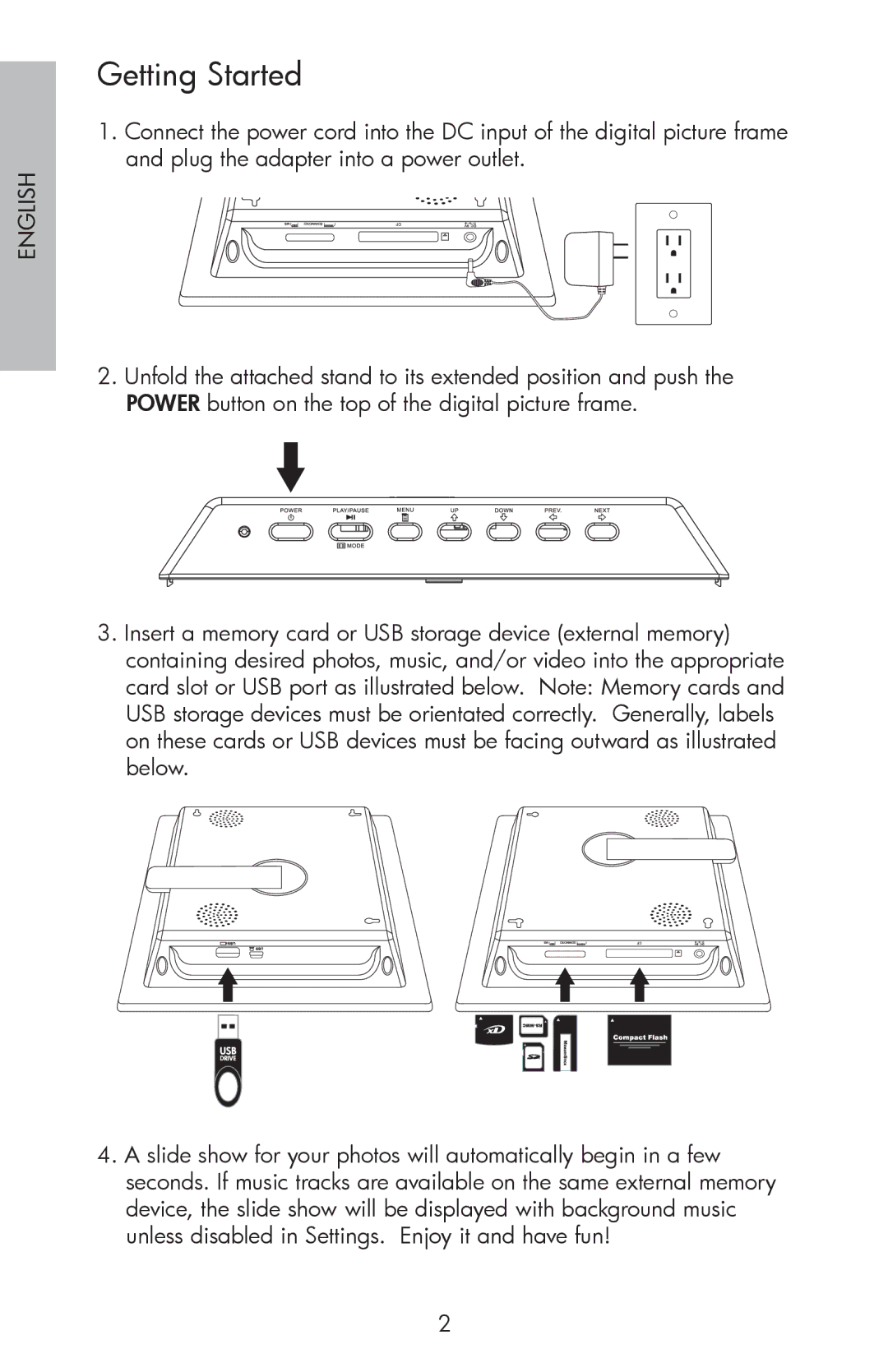 HP DF800 manual Getting Started 