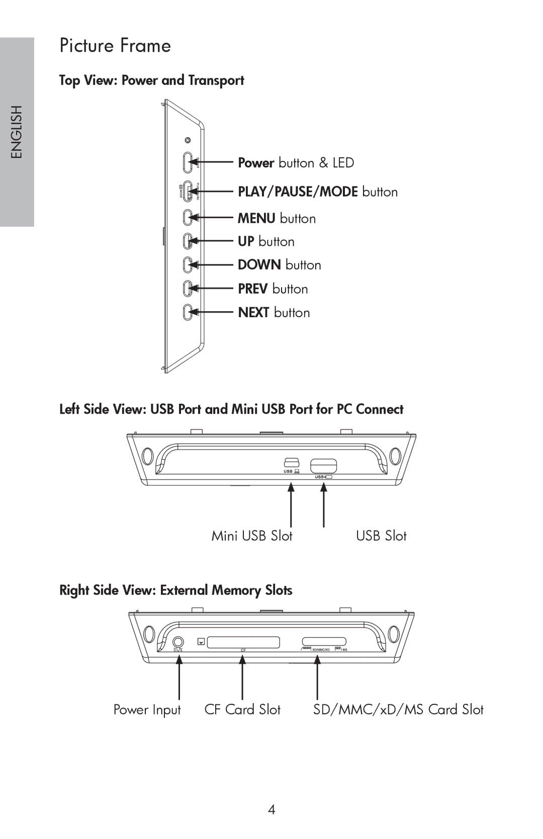 HP DF800 manual Picture Frame 